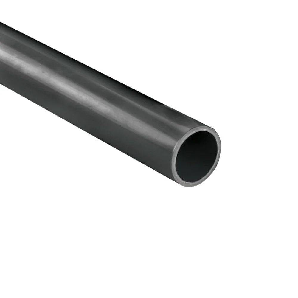 PVC Druckrohr 25mm 1m 16 bar PVC-U Druckleitung grau
