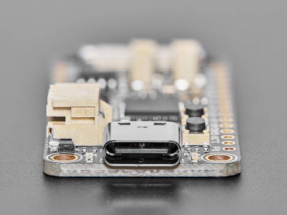 Adafruit Feather RP2350 HSTX-Port, 8 MB PSRAM, 8 MB Flash, Cortex-M33, USB-C, STEMMA QT, 3,3 V
