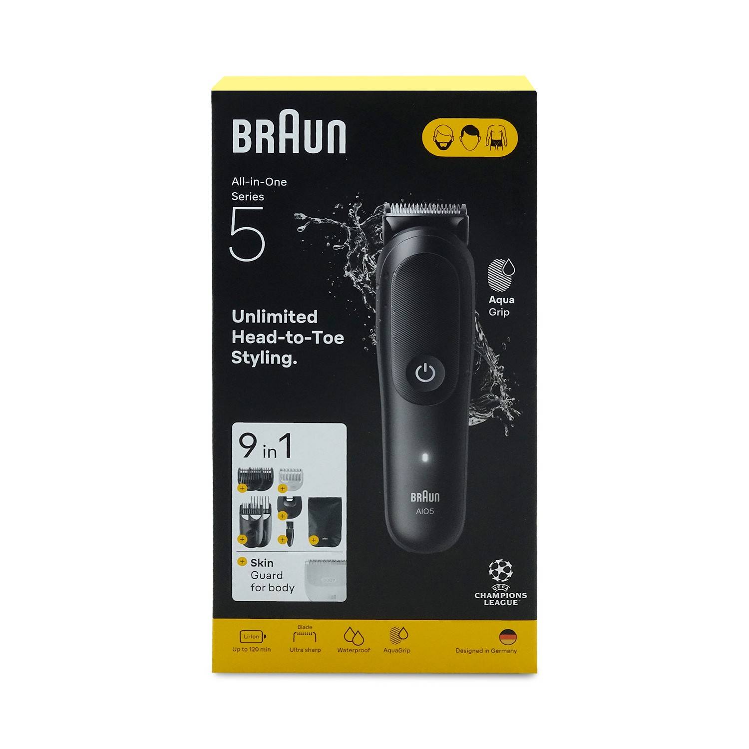 Braun AIO5540 Series 5 Multifunktions Körperpflege Set