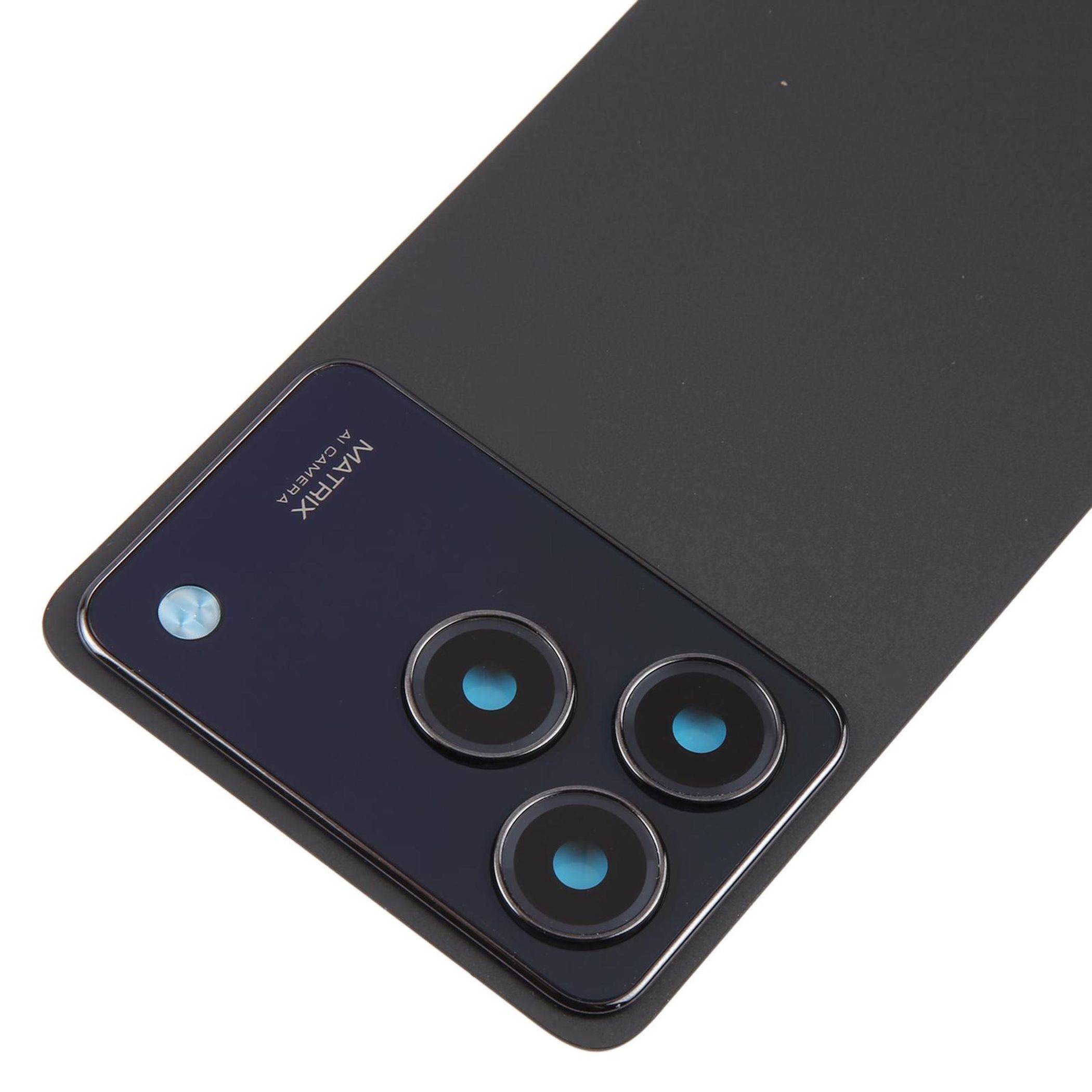 Backcover Kamera Rahmen Akkudeckel für ZTE Blade A76 4G Schwarz