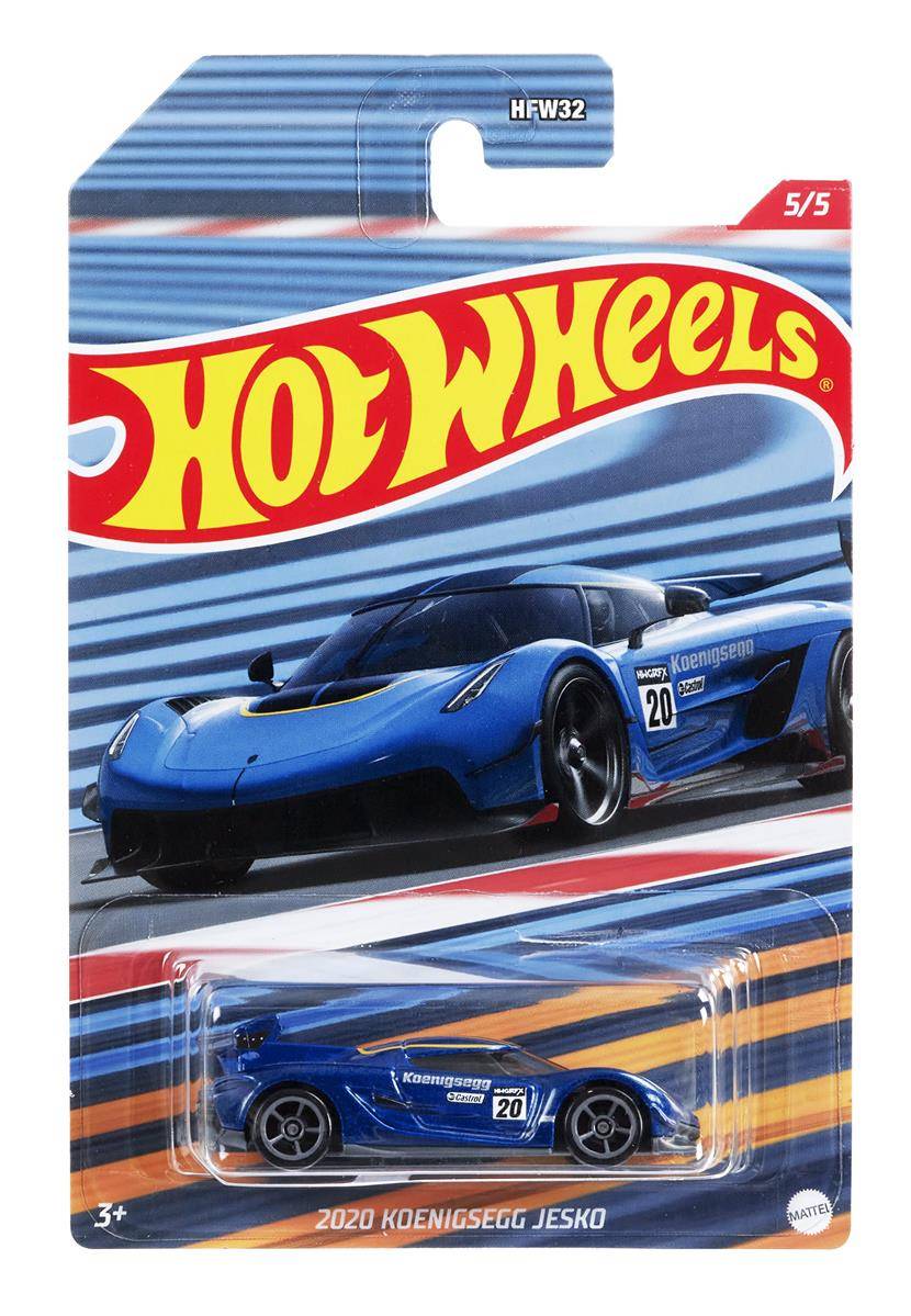 Mattel HFW32; HDG73 - Hot Wheels Themed Entertainment Racing Circuit - 2020 Koenigsegg Jesko