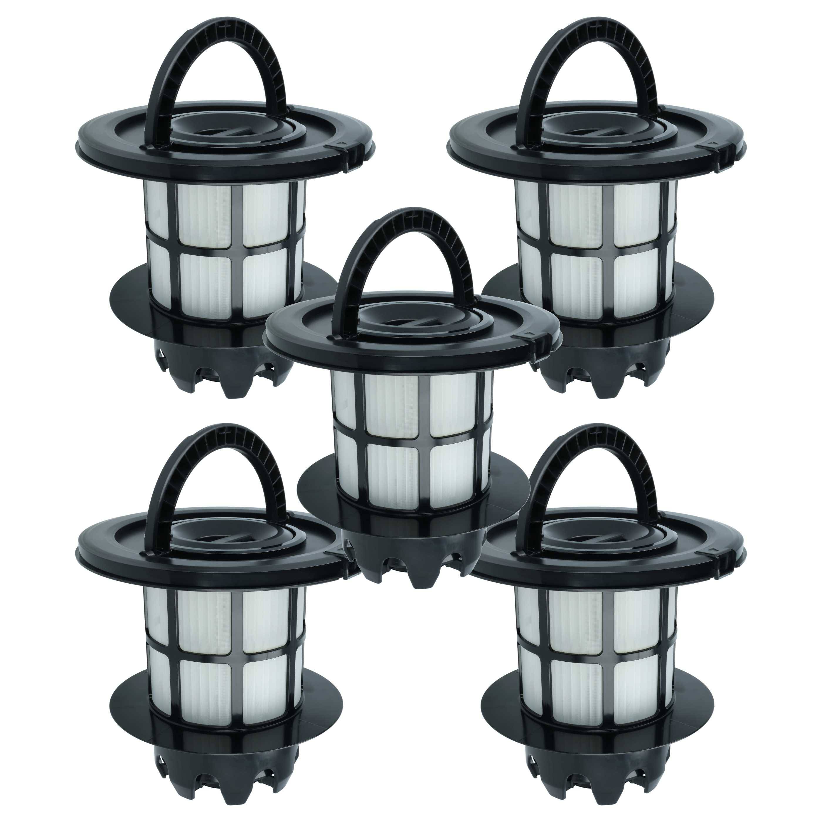 vhbw 5x Staubsaugerfilter kompatibel mit Bosch BGS5POWER1/02, BGS5PET1/02, BGS5PERFAU/02, BGS5PERF5/02 Staubsauger - Schmutzfilter, Filtereinheit