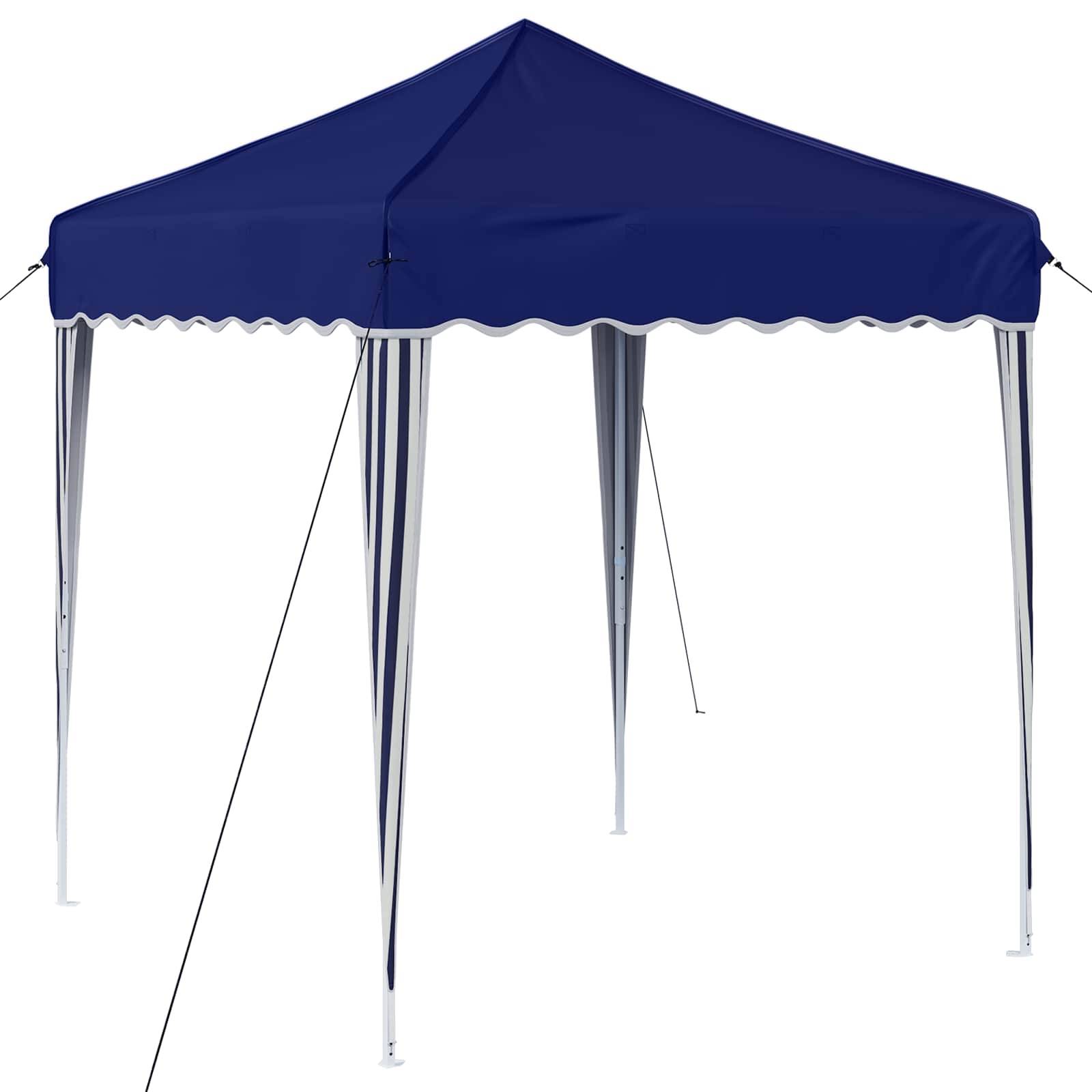 vidaXL Pop-up Partyzelt Blau 195 x 195 x 245 cm Oxford-Stoff