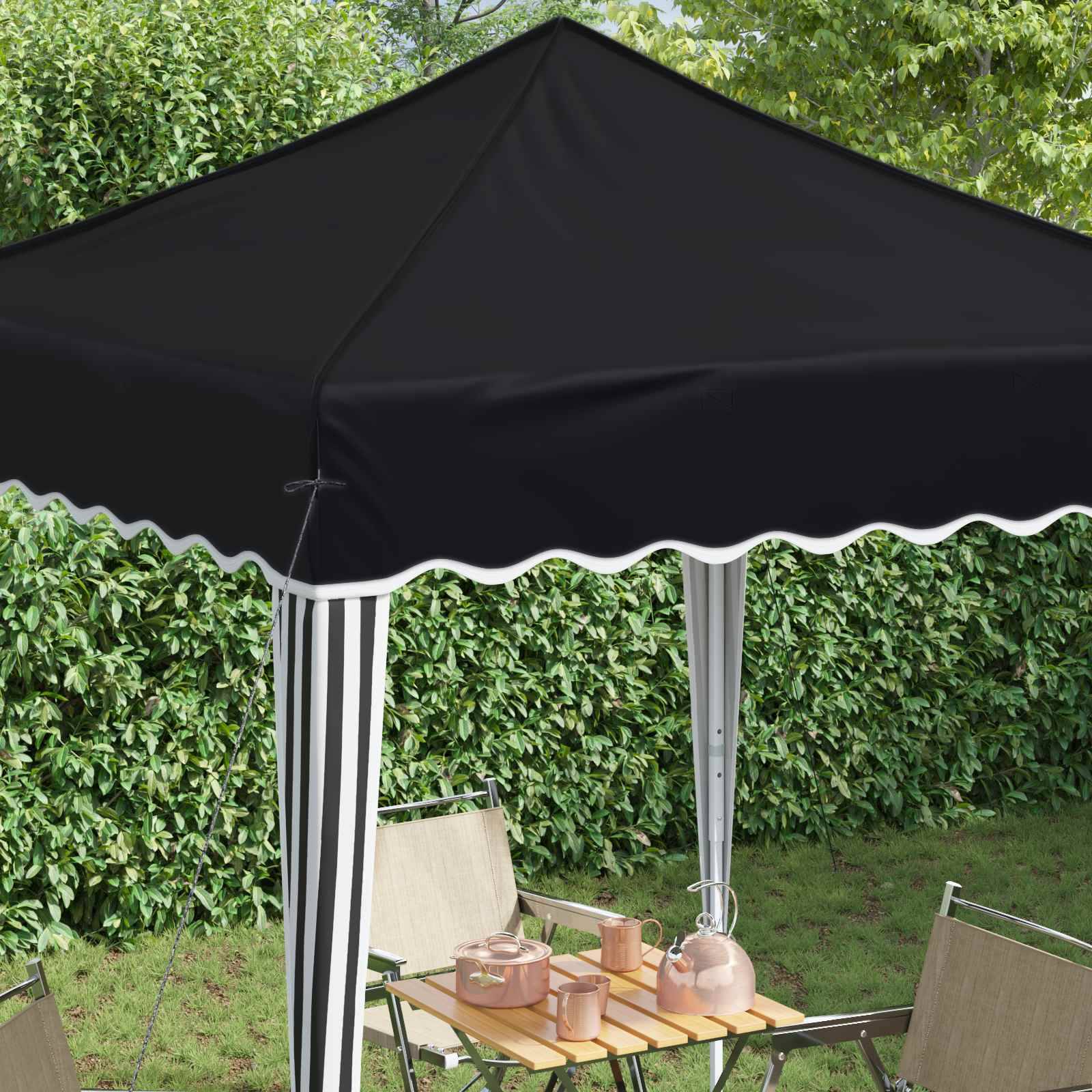 vidaXL Pop-up Partyzelt Anthrazit 195 x 195 x 245 cm Oxford-Stoff
