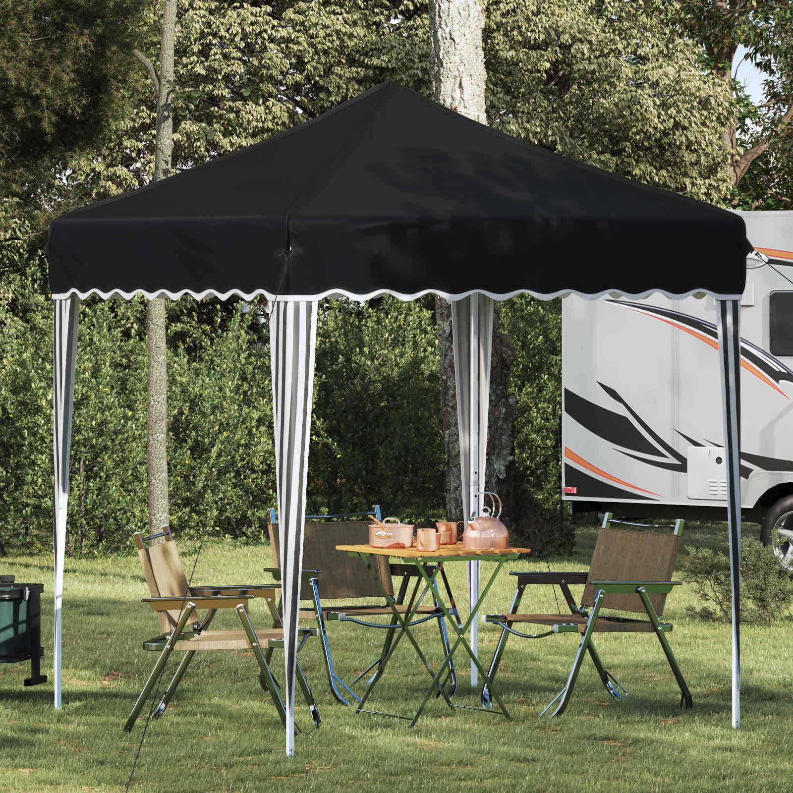 vidaXL Pop-up Partyzelt Anthrazit 195 x 195 x 245 cm Oxford-Stoff