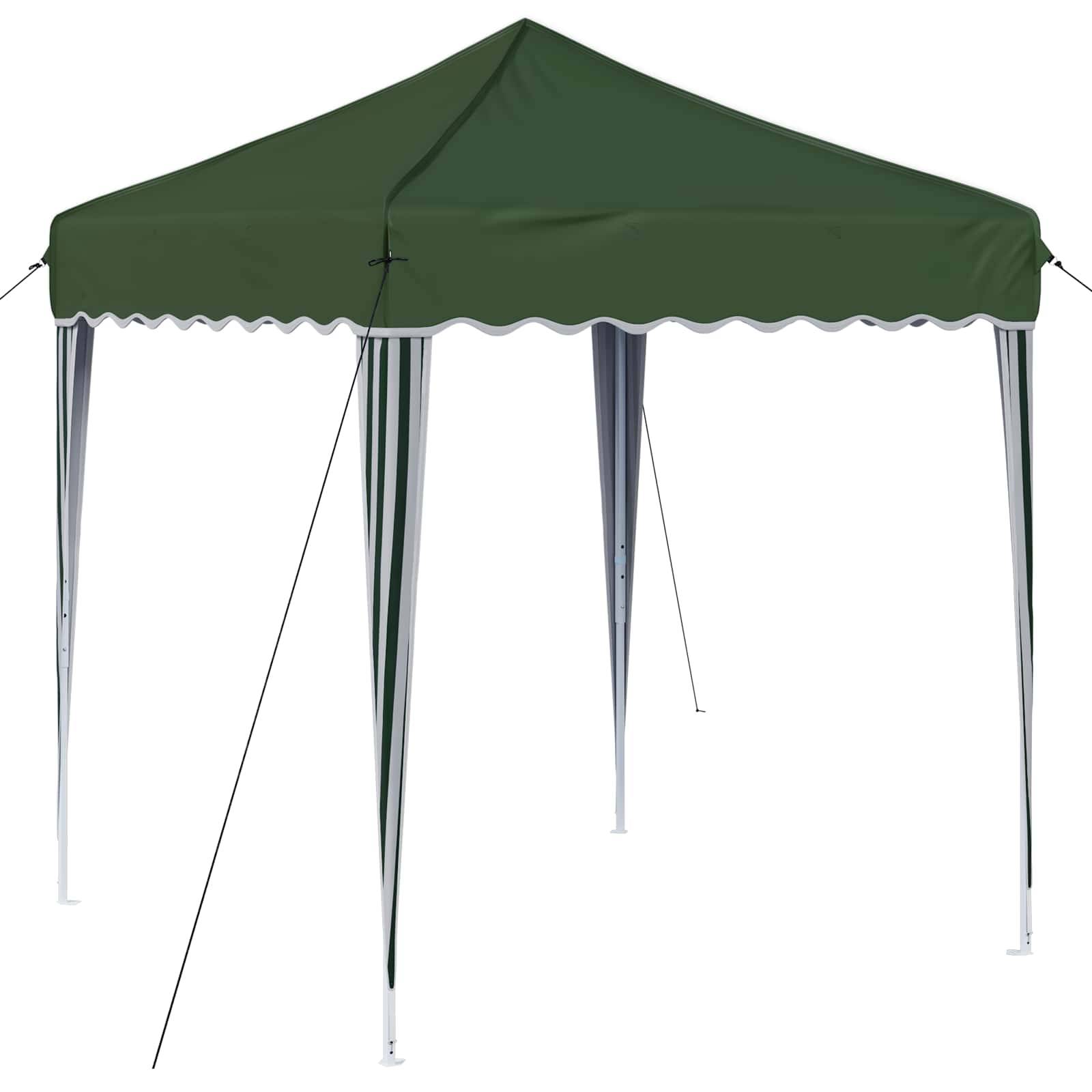 vidaXL Pop-up Partyzelt Grün 195 x 195 x 245 cm