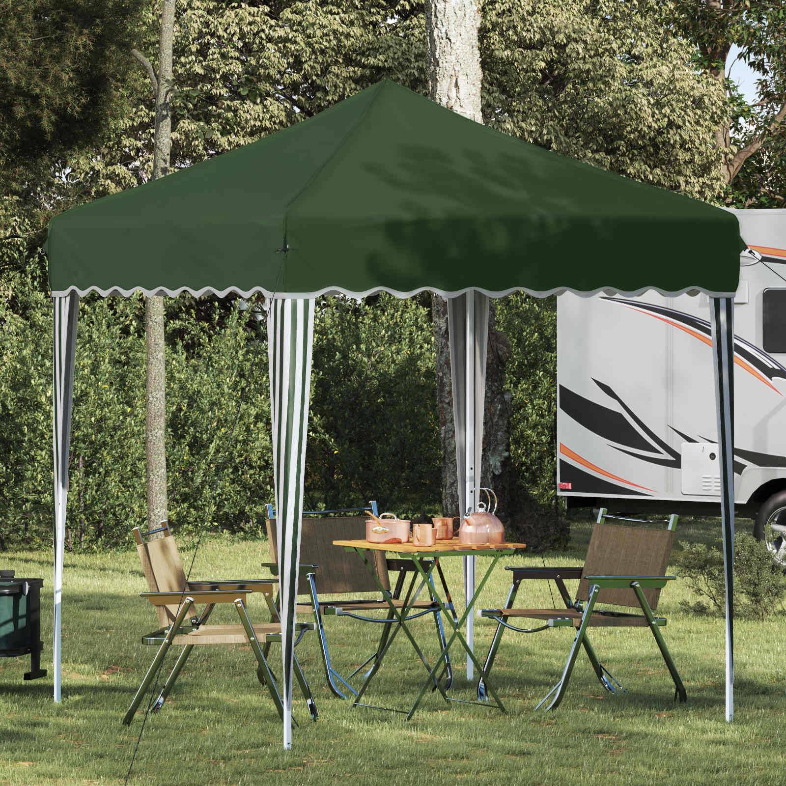 vidaXL Pop-up Partyzelt Grün 195 x 195 x 245 cm