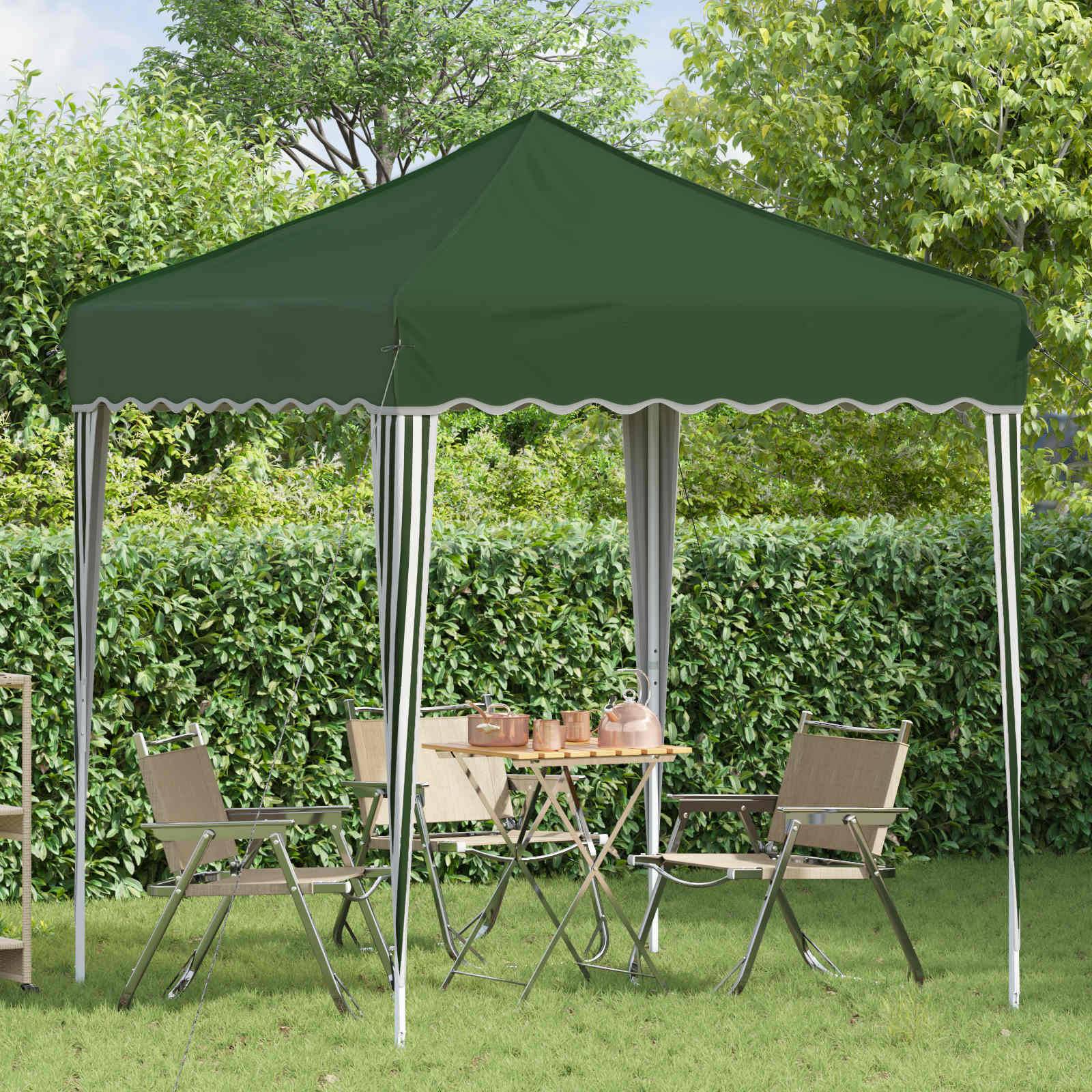 vidaXL Pop-up Partyzelt Grün 195 x 195 x 245 cm