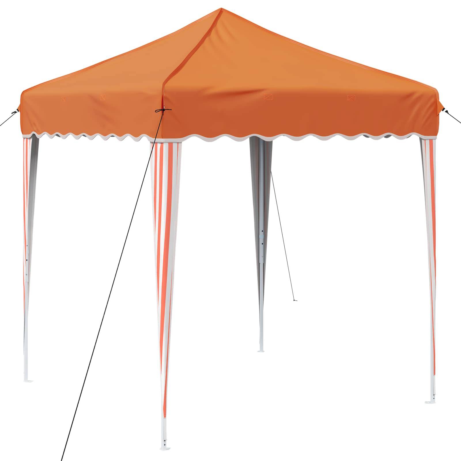 vidaXL Pop-up Partyzelt Orange 195 x 195 x 245 cm Oxford-Stoff