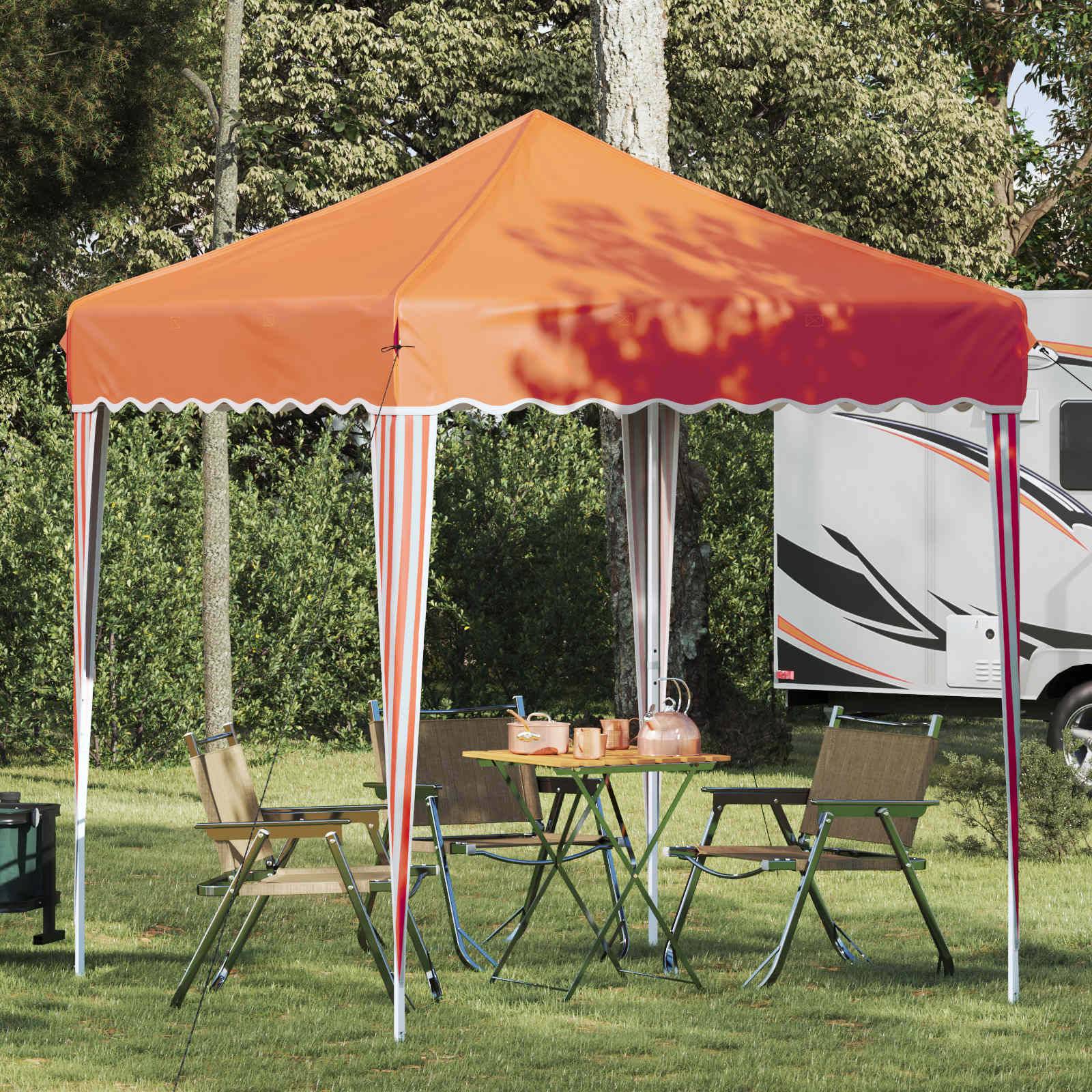 vidaXL Pop-up Partyzelt Orange 195 x 195 x 245 cm Oxford-Stoff