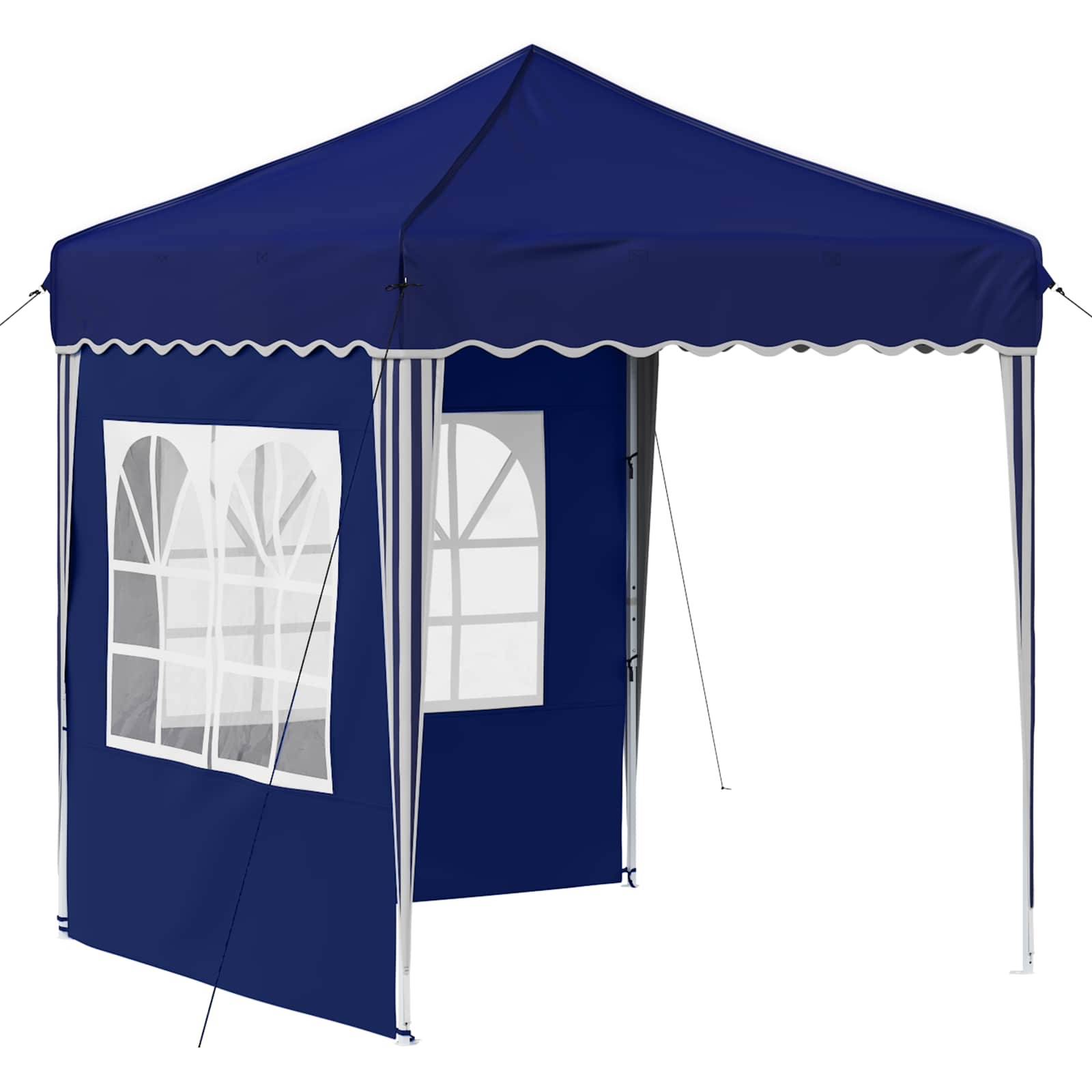 vidaXL Pop-up Partyzelt Blau 195 x 195 x 245 cm Oxford-Stoff