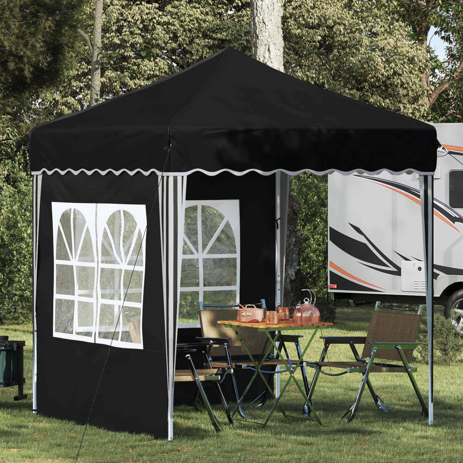 vidaXL Pop-up Partyzelt Anthrazit 195 x 195 x 245 cm Oxford-Stoff