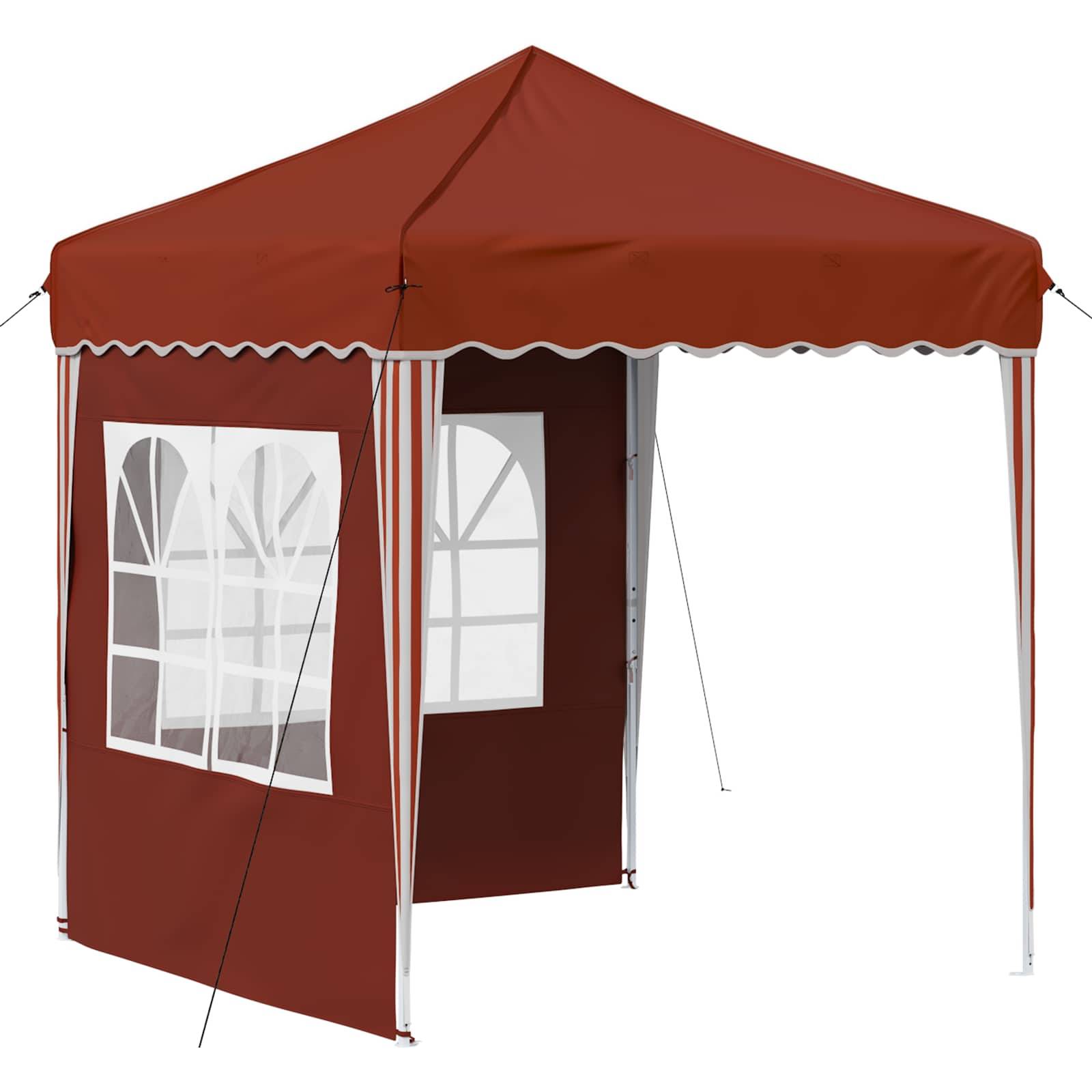 vidaXL Pop-up Partyzelt Terrakotta 195 x 195 x 245 cm