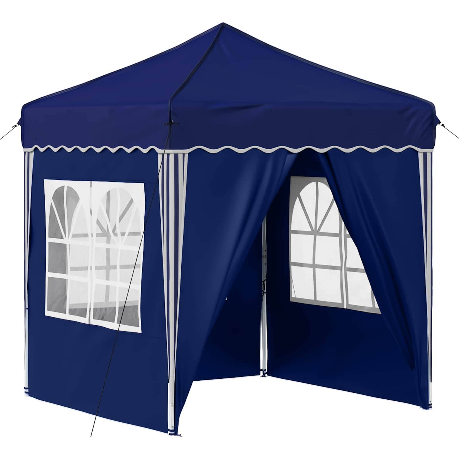 vidaXL Pop-up Partyzelt Blau 195 x 195 x 245 cm Oxford-Stoff
