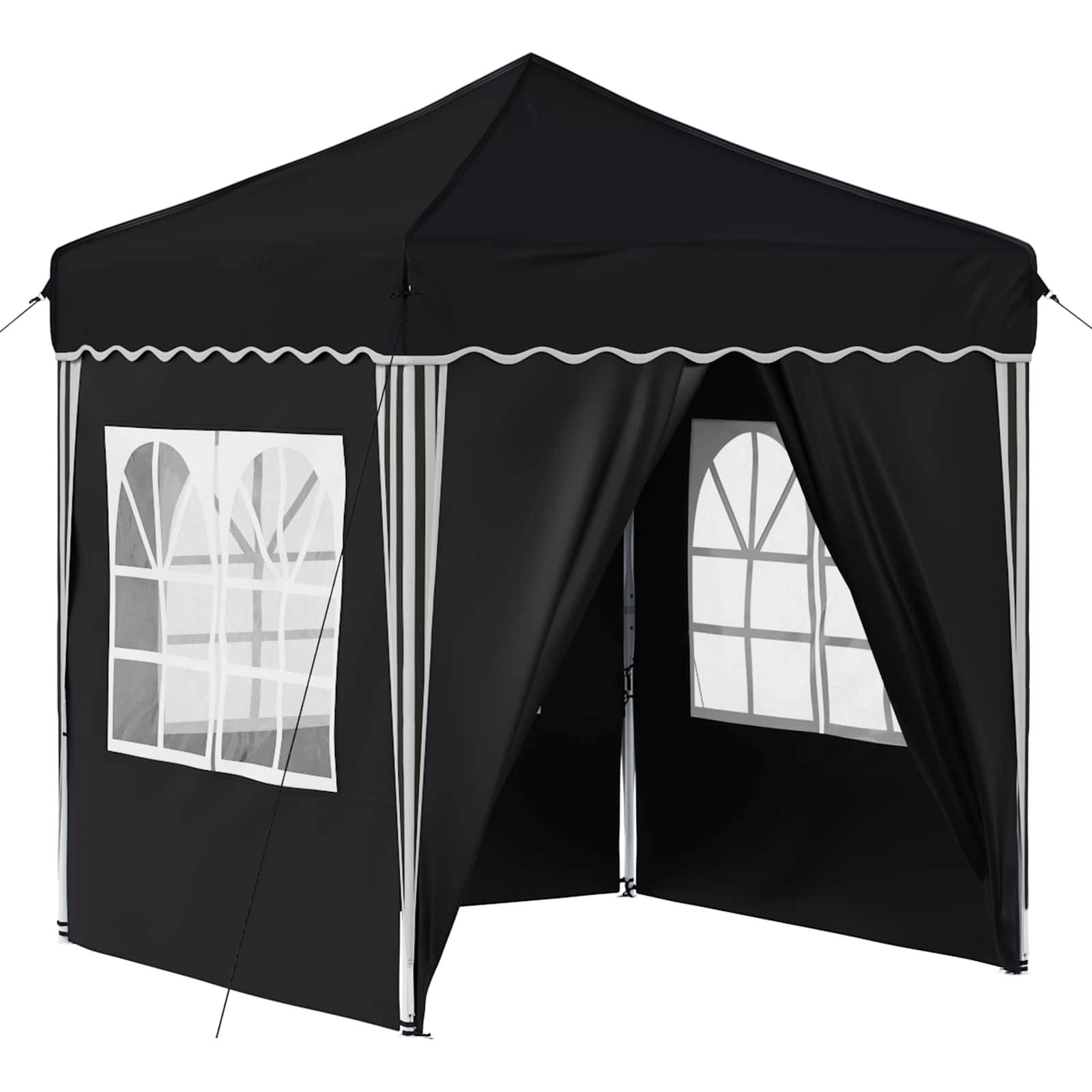 vidaXL Pop-up Partyzelt Anthrazit 195 x 195 x 245 cm Oxford-Stoff