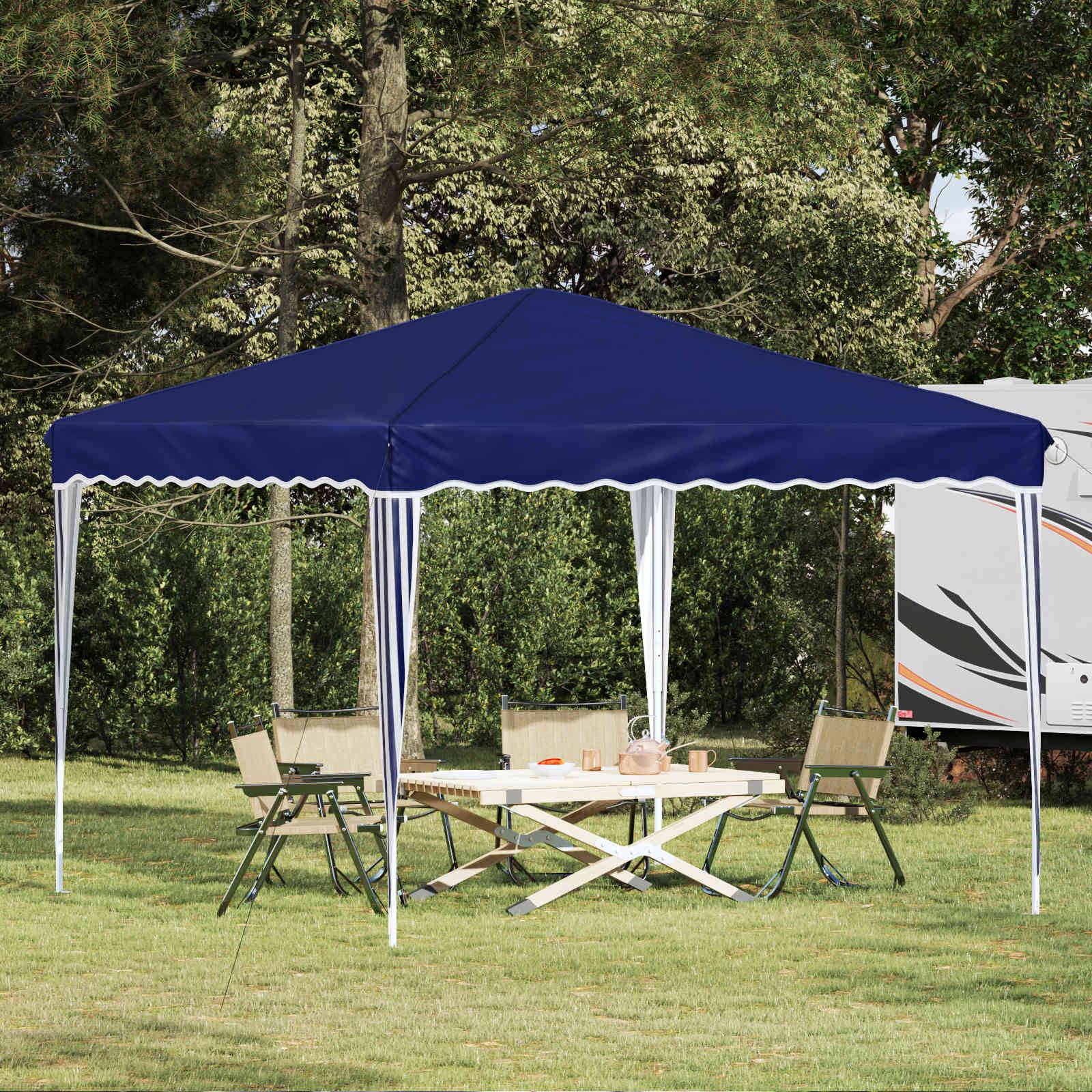 vidaXL Pop-up Partyzelt Blau 288 x 288 x 245 cm Oxford-Stoff