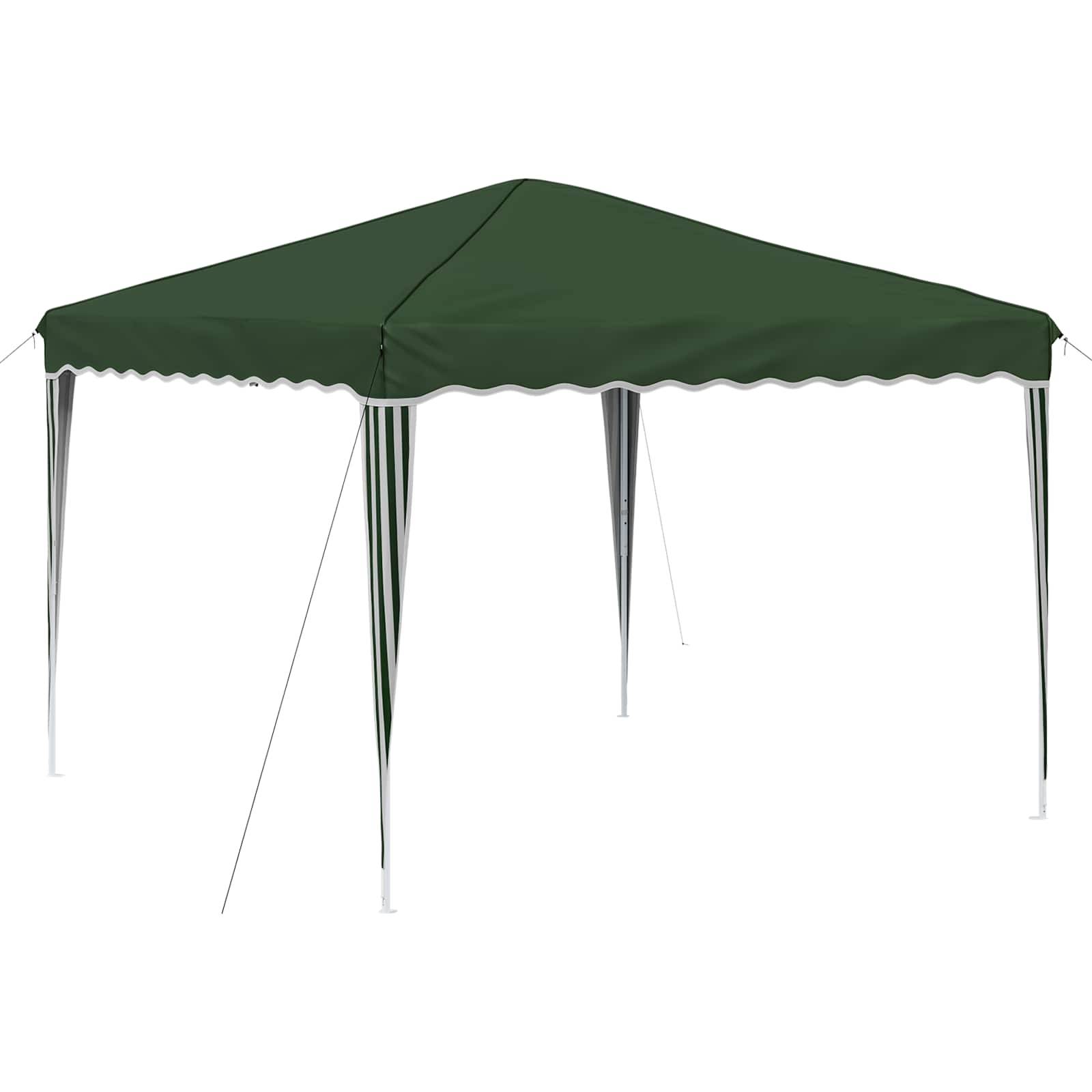 vidaXL Pop-up Partyzelt Grün 288 x 288 x 245 cm Oxford-Stoff