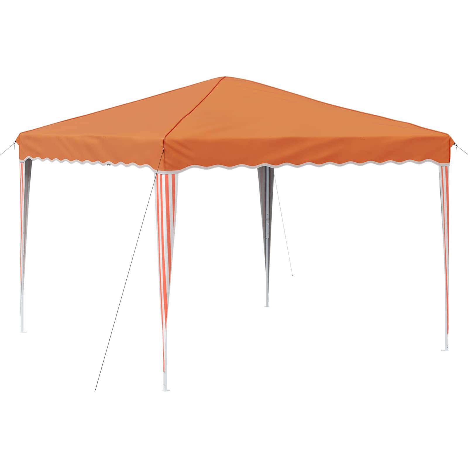 vidaXL Pop-up Partyzelt Orange 288 x 288 x 245 cm Oxford-Stoff