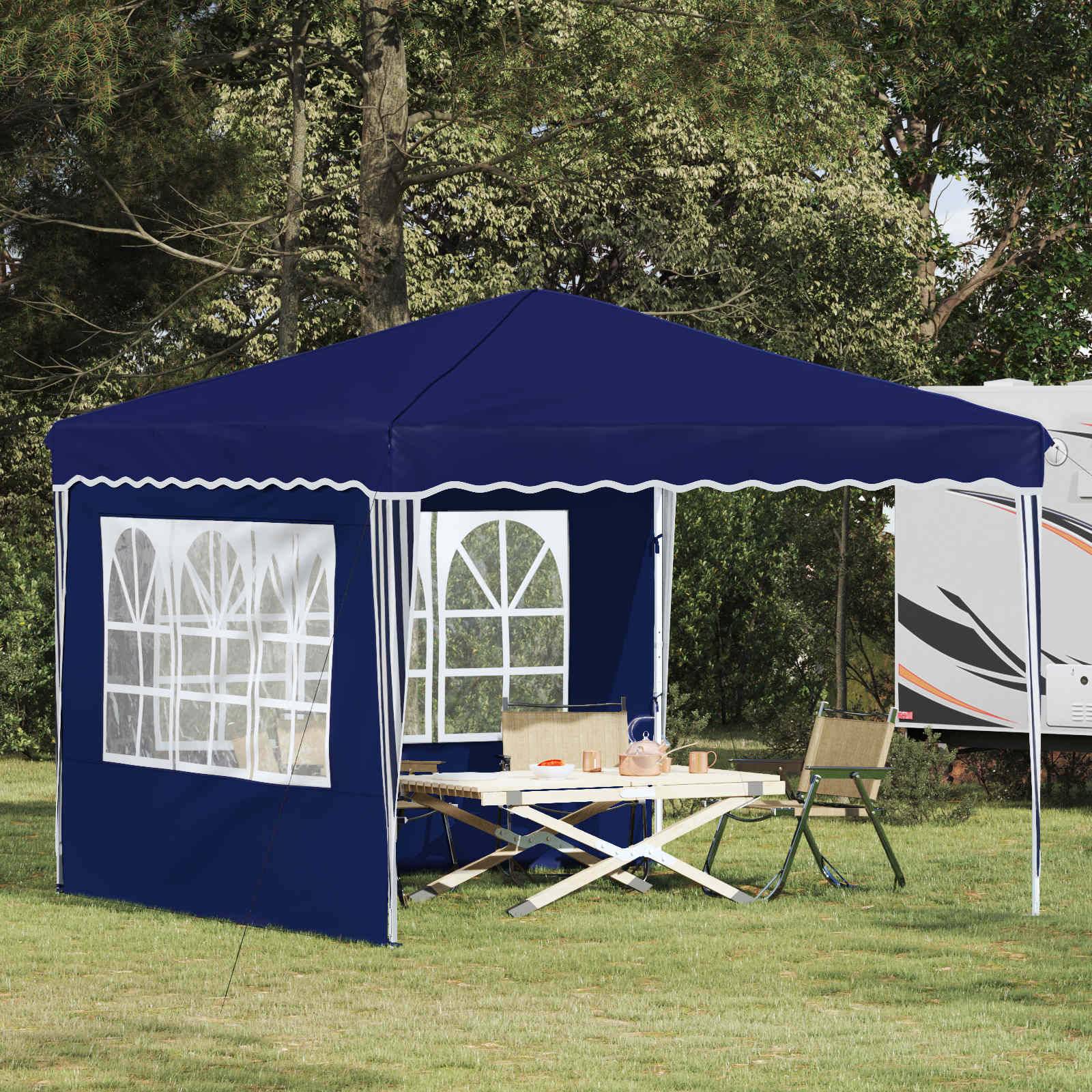 vidaXL Pop-up Partyzelt Blau 288 x 288 x 245 cm Oxford-Stoff