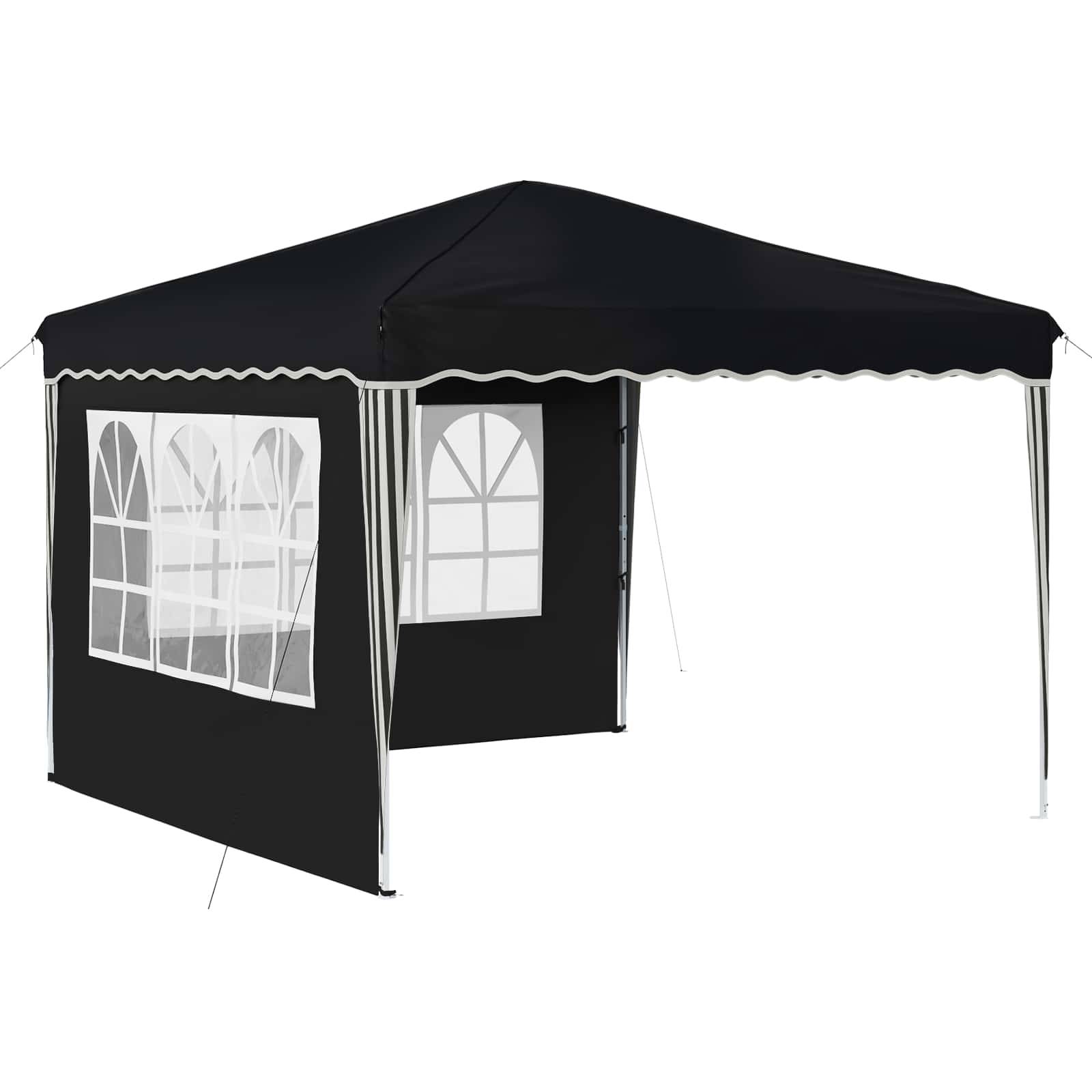 vidaXL Pop-up Partyzelt Anthrazit 288 x 288 x 245 cm Oxford-Stoff