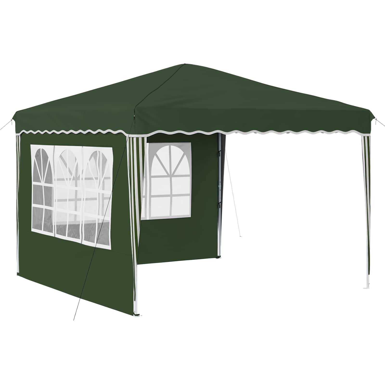 vidaXL Pop-up Partyzelt Grün 288 x 288 x 245 cm Oxford-Stoff