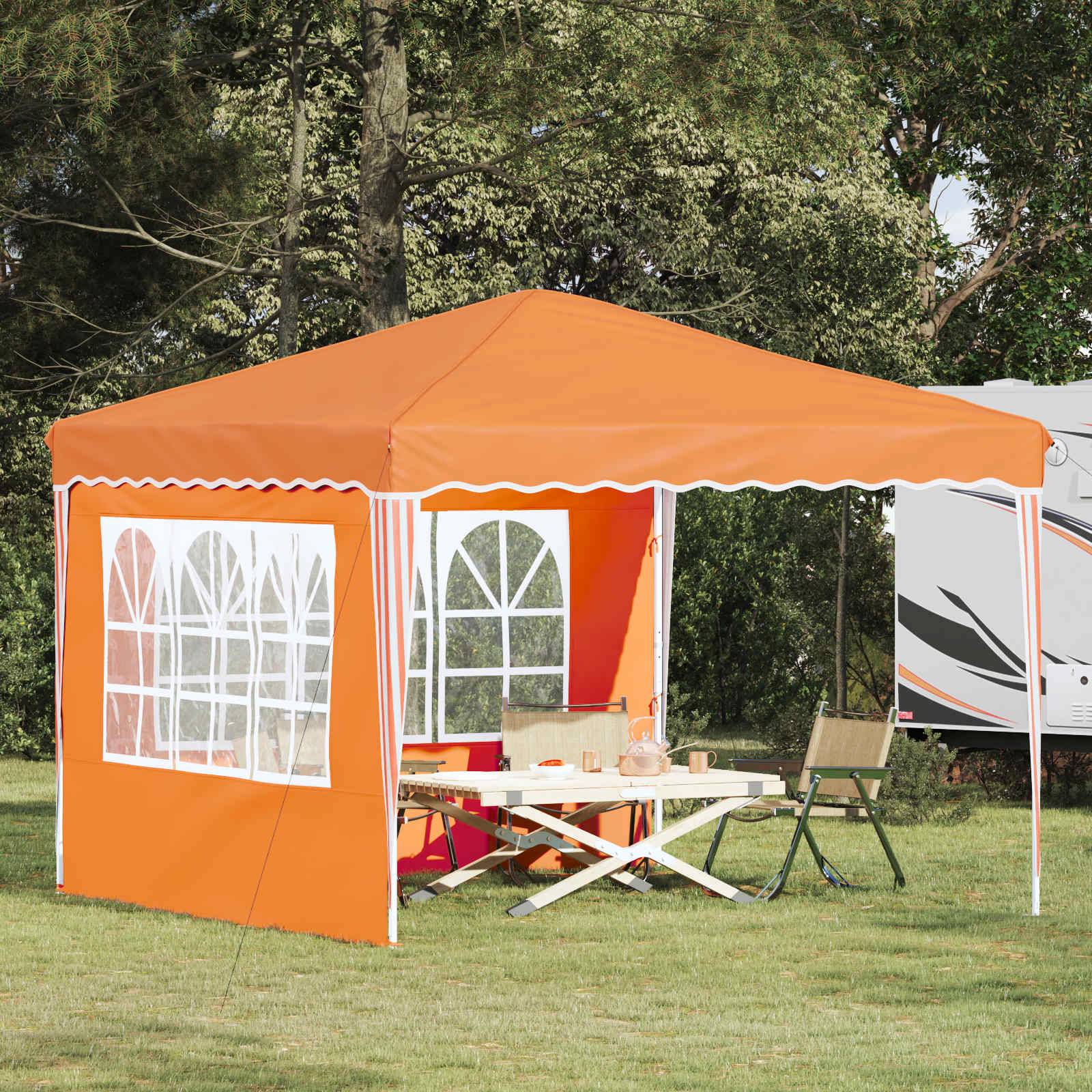 vidaXL Pop-up Partyzelt Orange 288 x 288 x 245 cm Oxford-Stoff