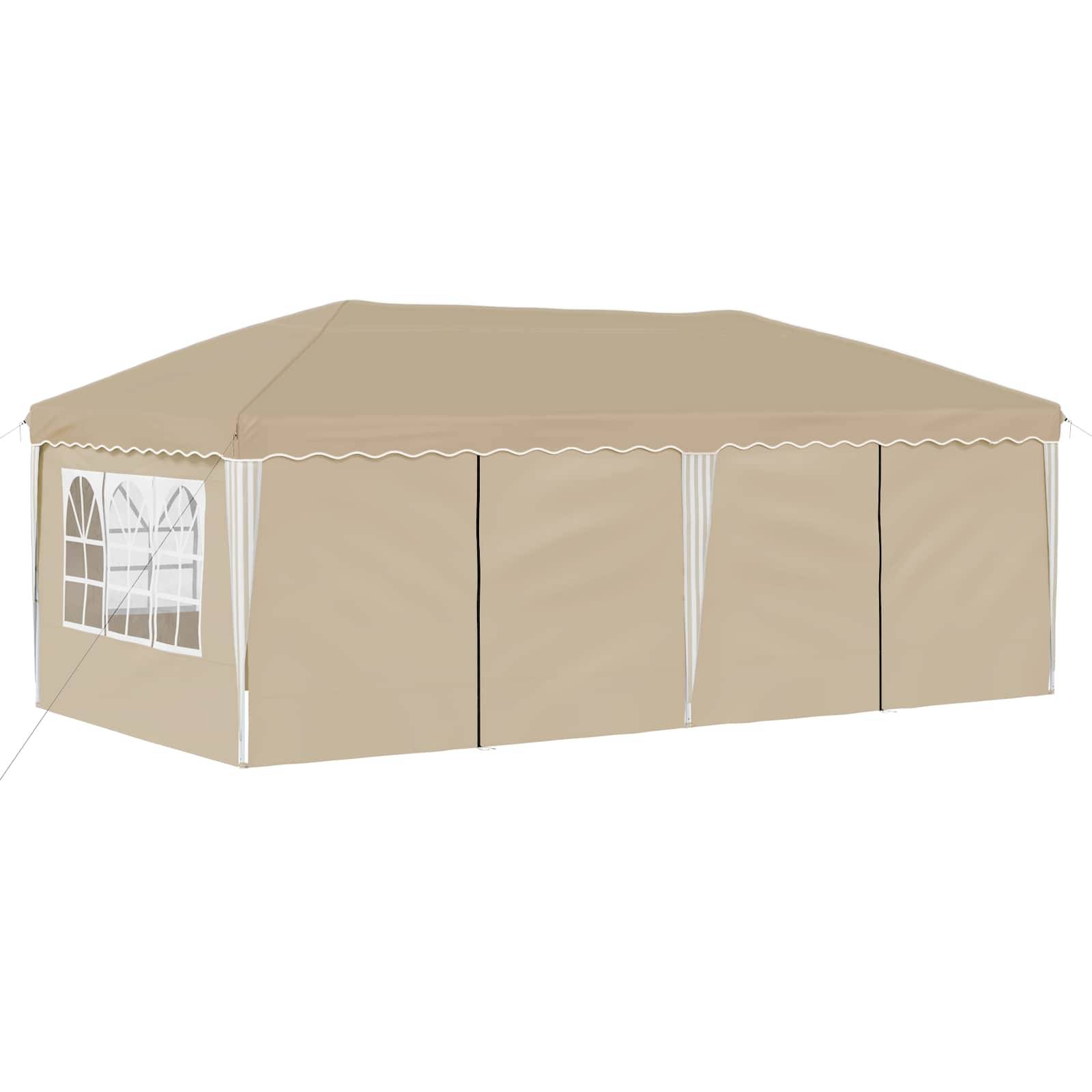 vidaXL Pop-up Partyzelt 575 x 288 x 245 cm Creme