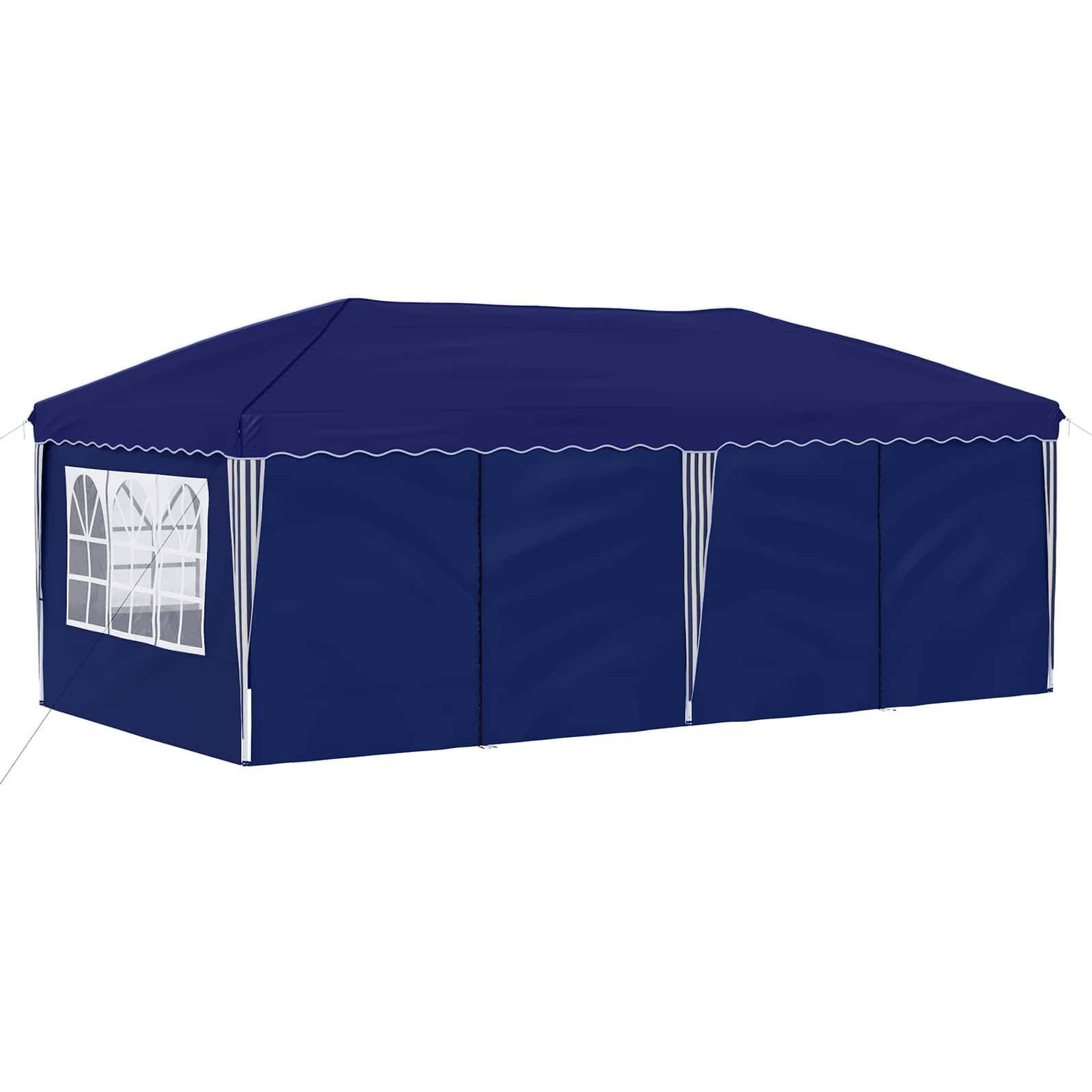 vidaXL Pop-up Partyzelt 575 x 288 x 245 cm Blau