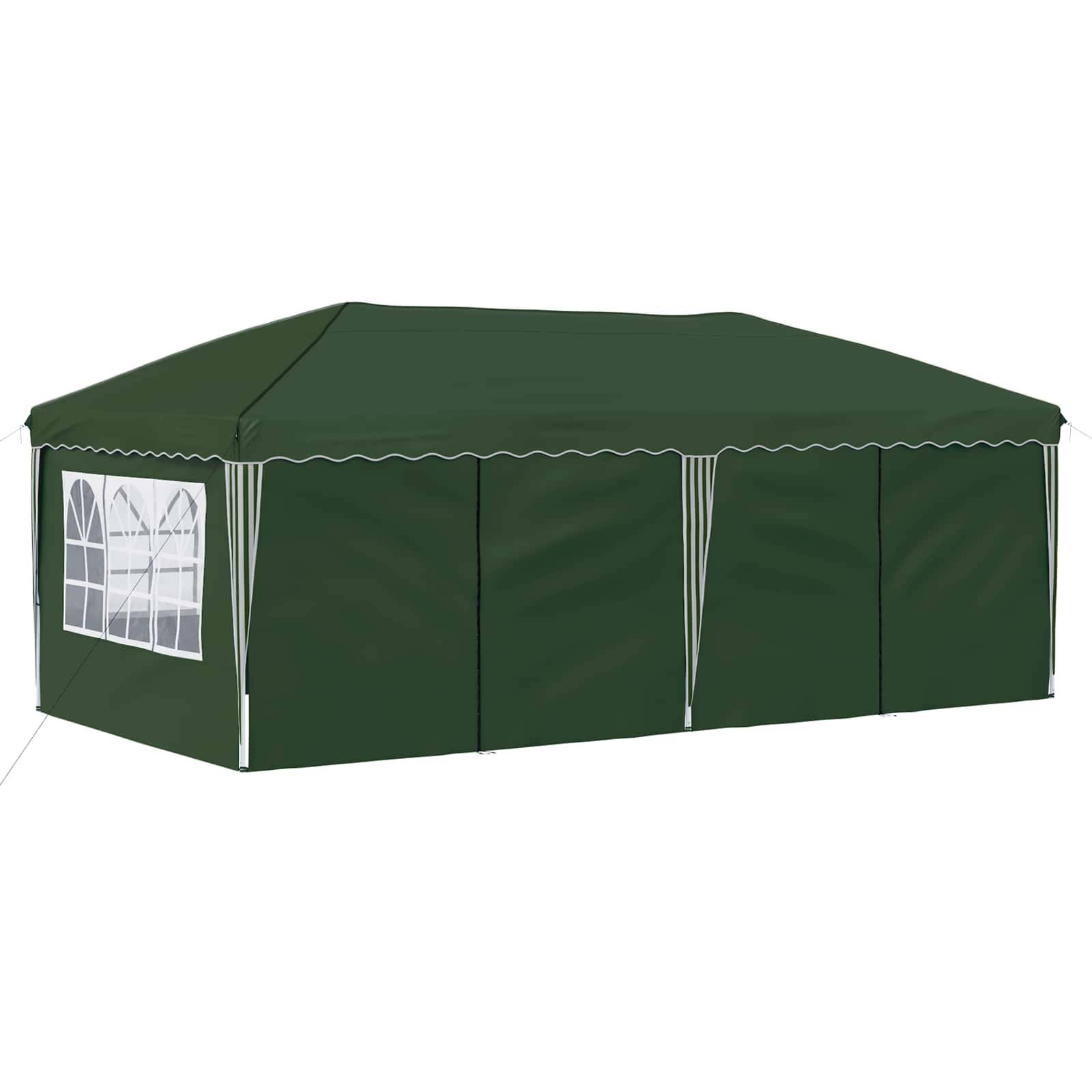 vidaXL Pop-up Partyzelt 575 x 288 x 245 cm Grün