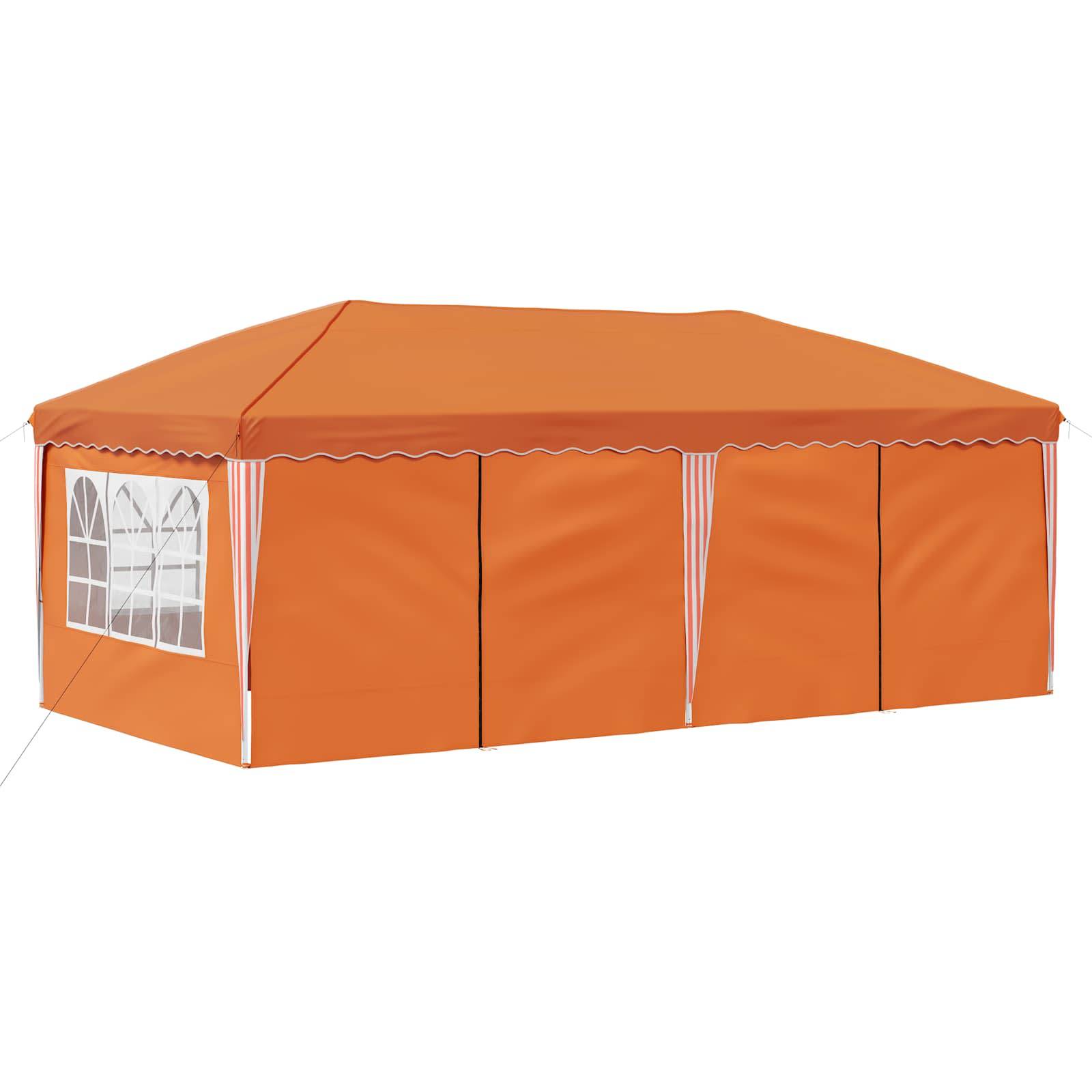 vidaXL Pop-up Partyzelt 575 x 288 x 245 cm Orange