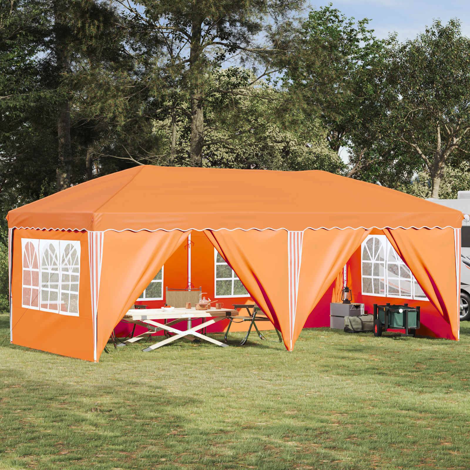 vidaXL Pop-up Partyzelt 575 x 288 x 245 cm Orange
