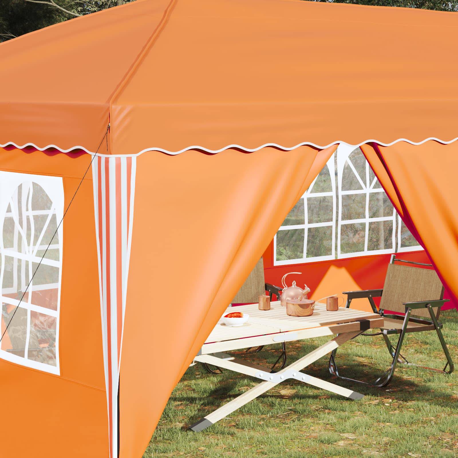 vidaXL Pop-up Partyzelt 575 x 288 x 245 cm Orange