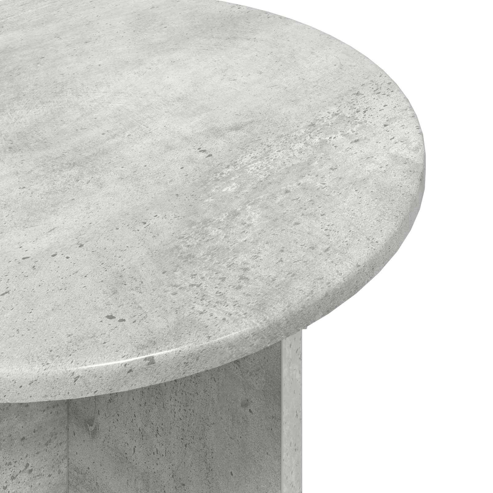 vidaXL Beistelltisch-Set mit Speicher 2 pcs Betongrau Holzwerkstoff