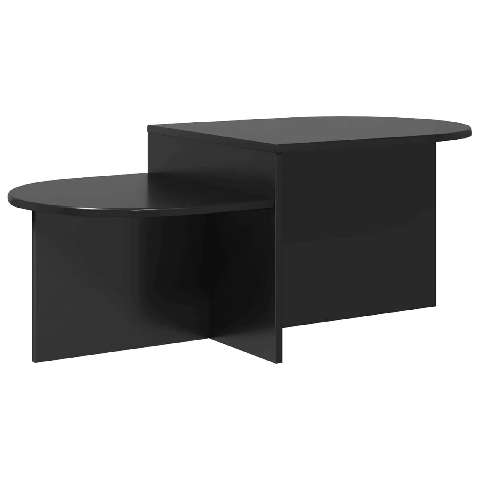 vidaXL Couchtisch Schwarze Eiche 100 x 50 x 40 cm Holzwerkstoff