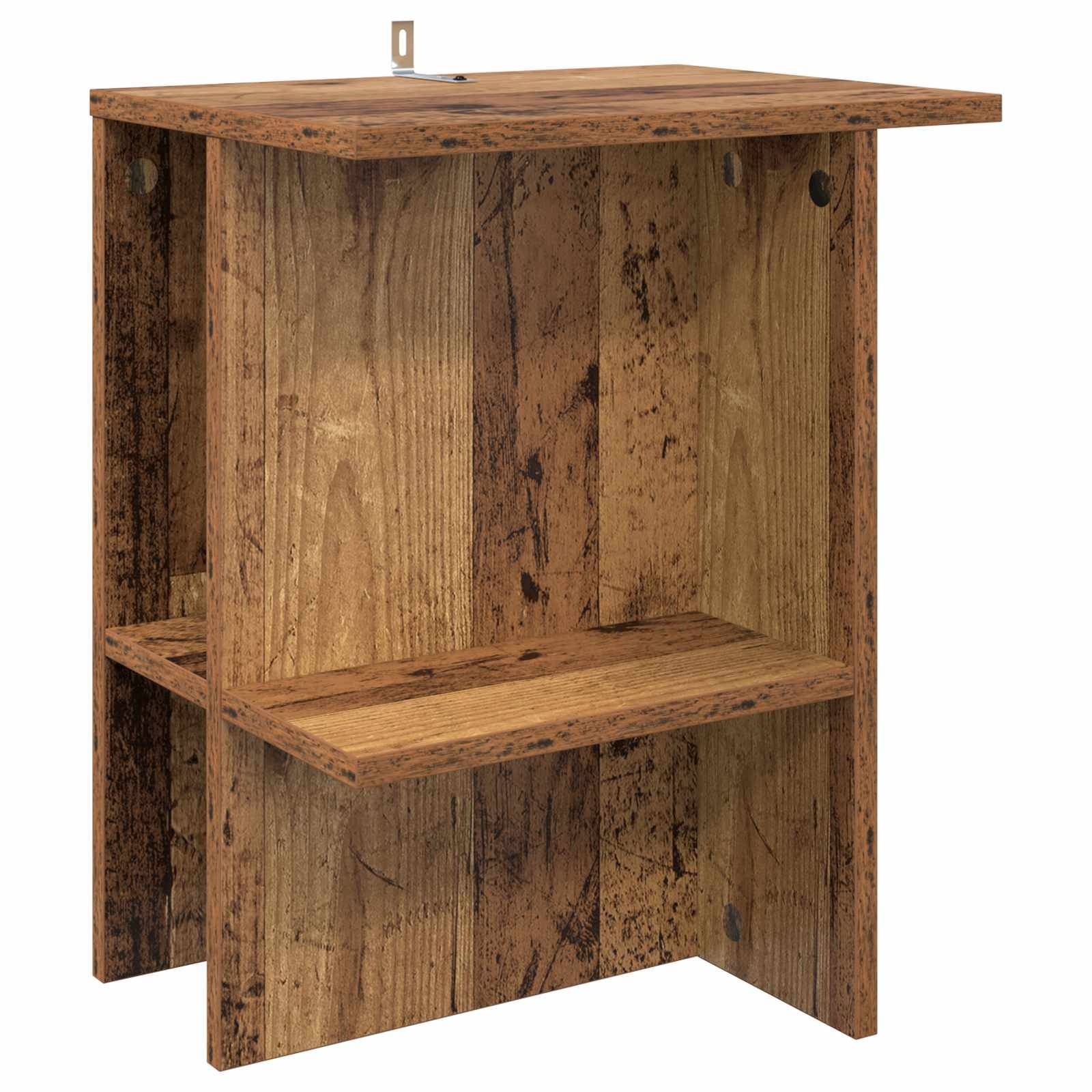 vidaXL Couchtisch Altholz 40 x 30 x 49 cm Holzwerkstoff