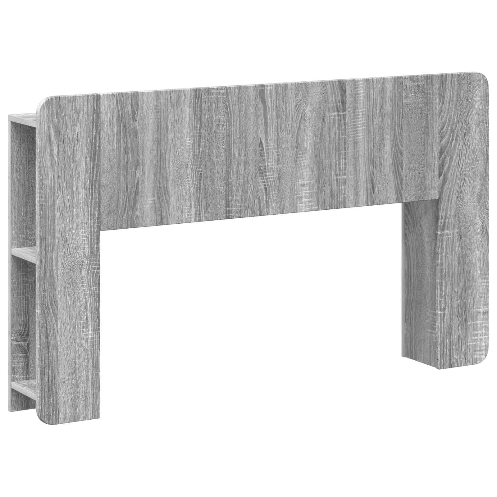 vidaXL Kopfteil Schrank mit Speicher Graues Sonoma Holzwerkstoff