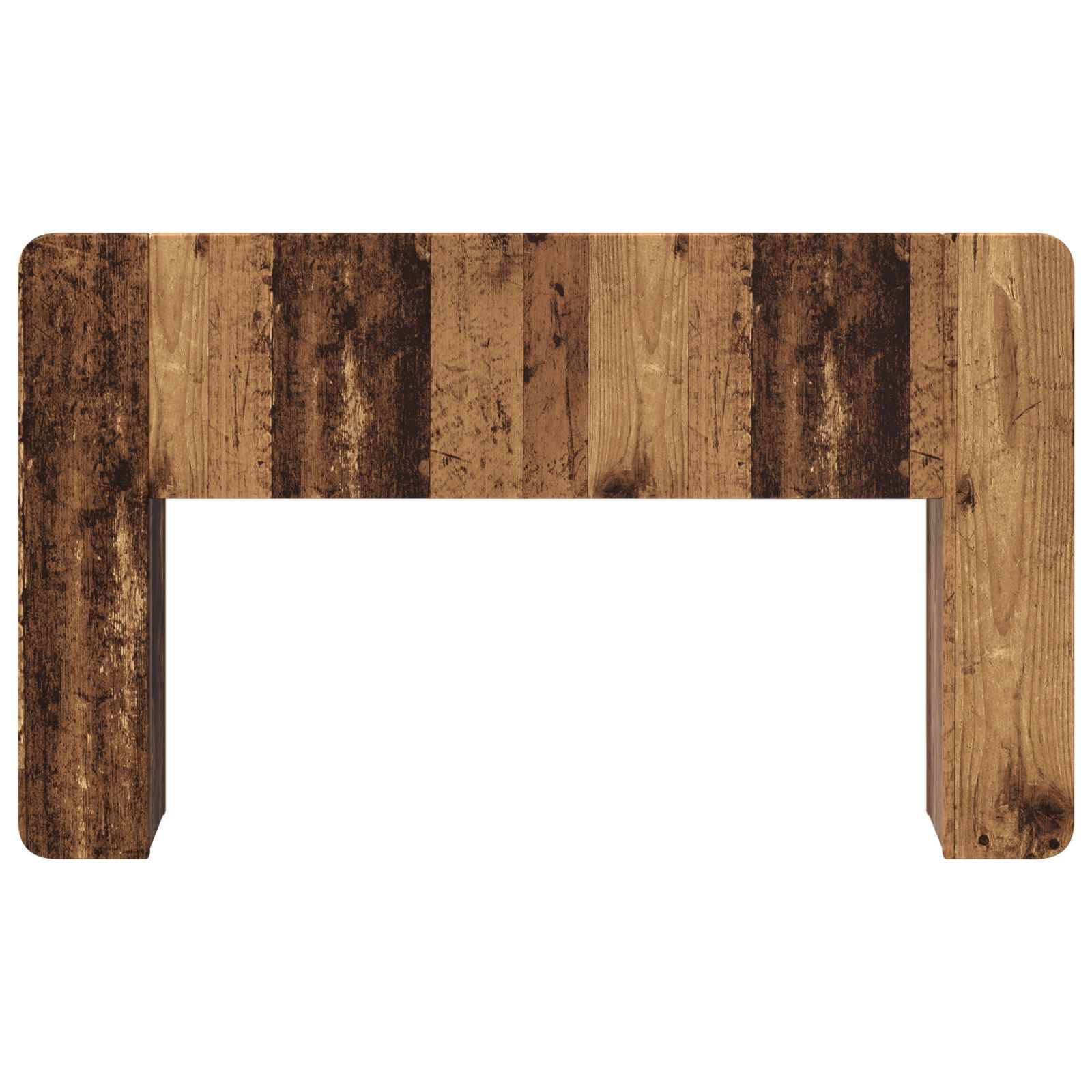 vidaXL Kopfteil Schrank mit Speicher Altholz Holzwerkstoff