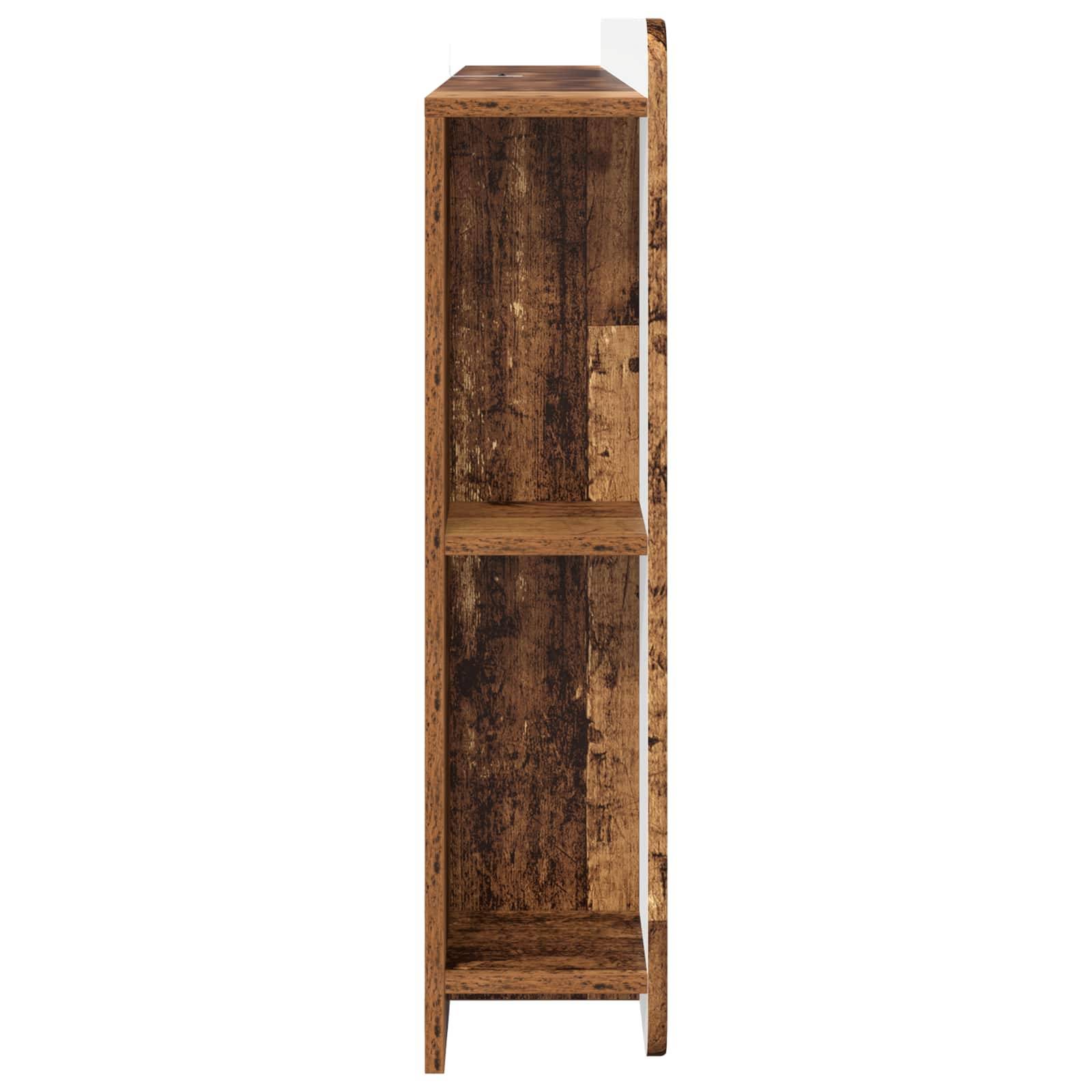 vidaXL Kopfteil Schrank mit Speicher Altholz Holzwerkstoff