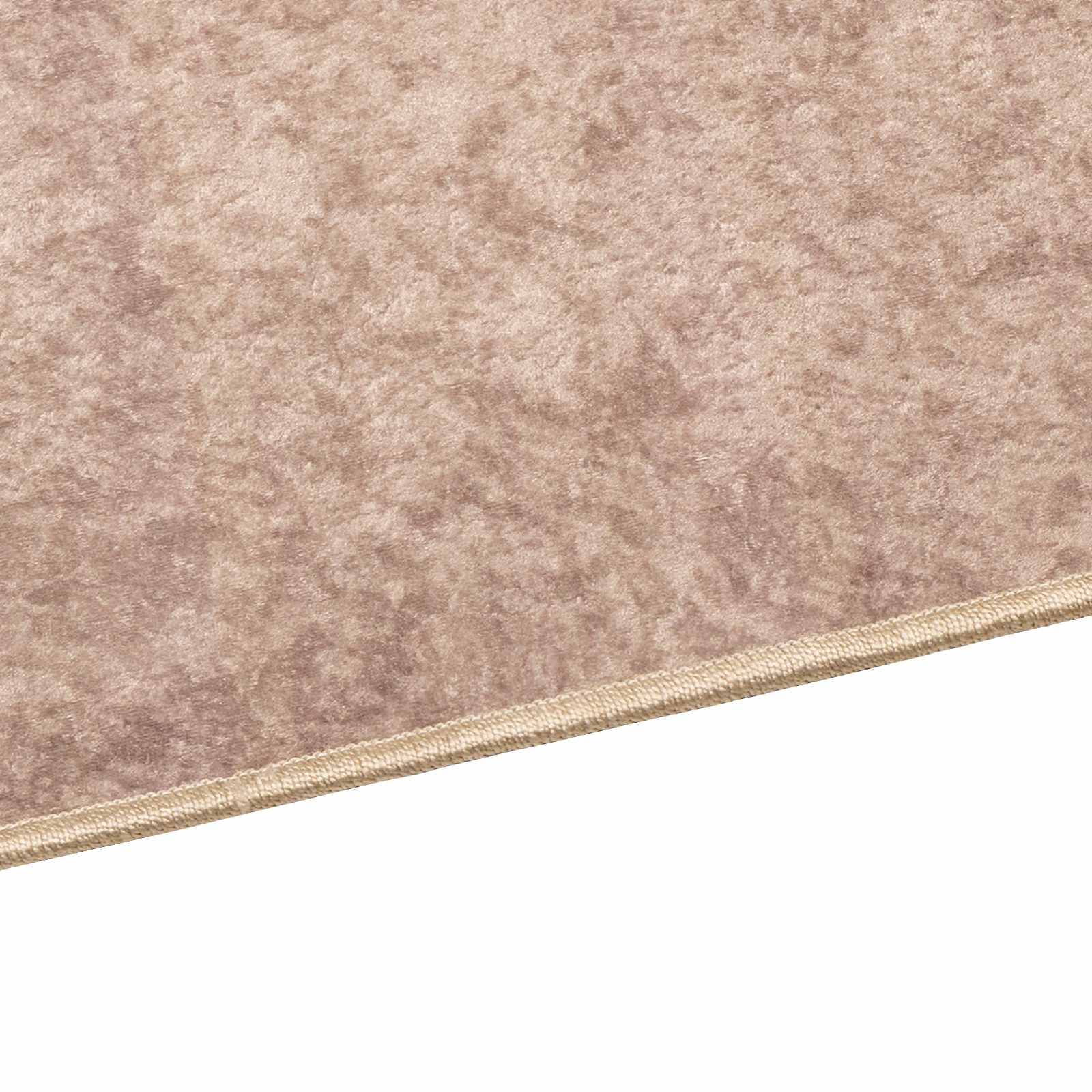 vidaXL Teppichläufer MARSA Sand 80 x 300 cm Polyester und PVC