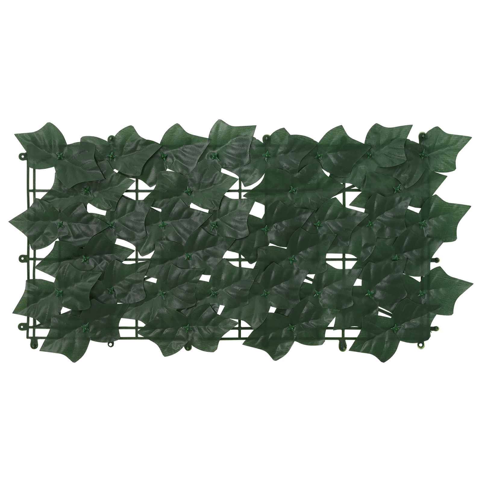 vidaXL Balkonsichtschutz mit Blättern Dunkelgrün 200 x 150 cm