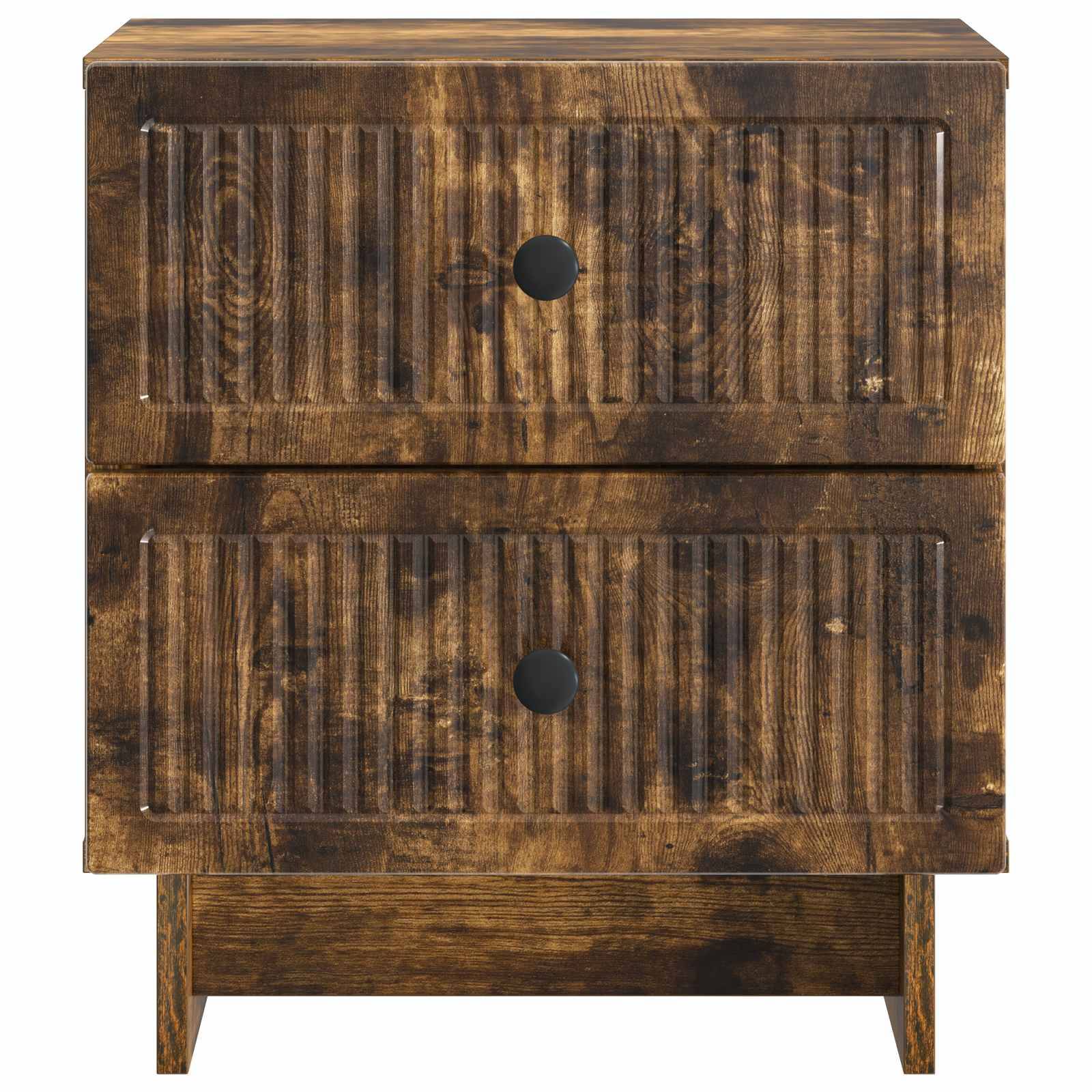 vidaXL Nachttisch Geräucherte Eiche 43 x 34,5 x 47,5 cm Holzwerkstoff