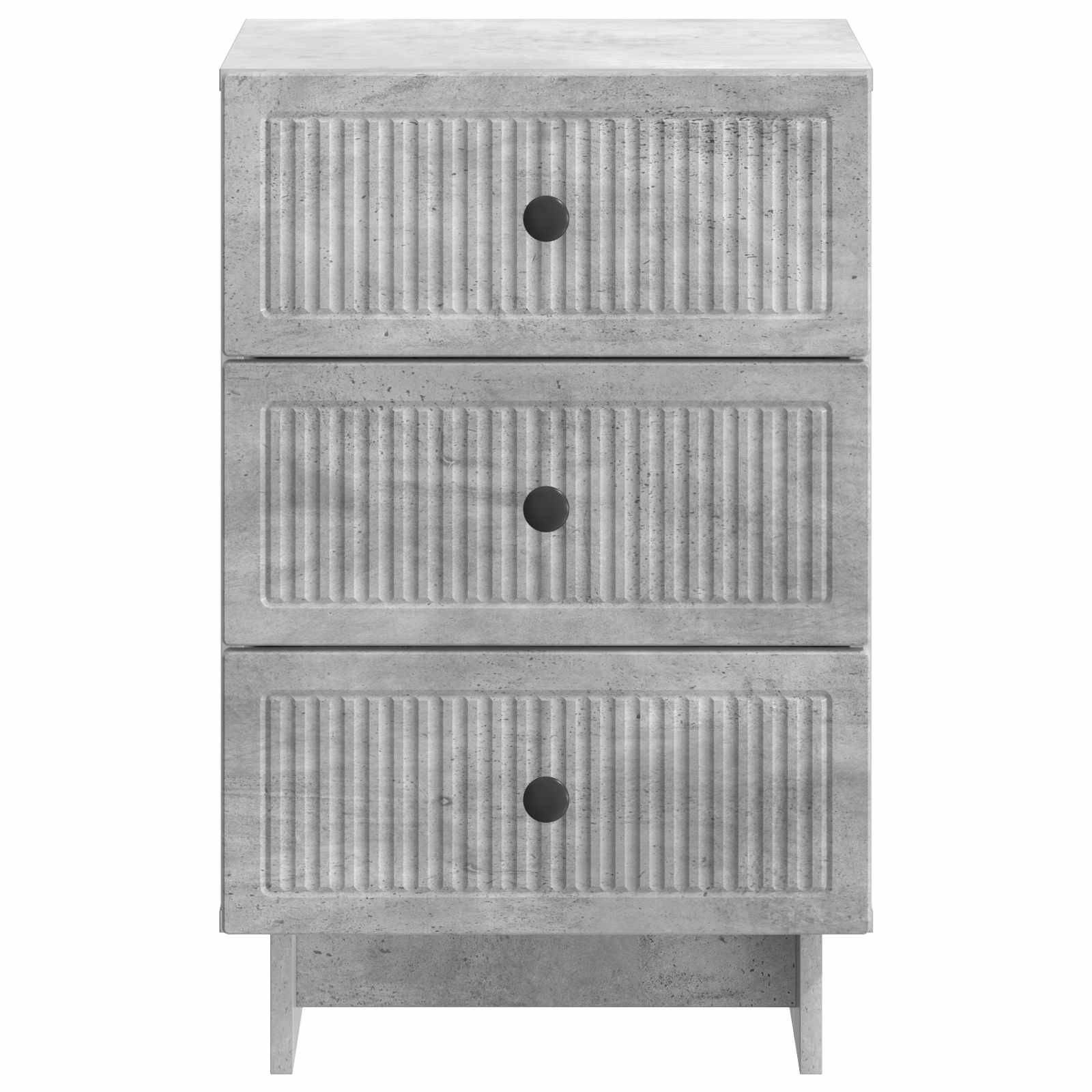 vidaXL Nachttisch Betongrau 43 x 41 x 66,5 cm Holzwerkstoff