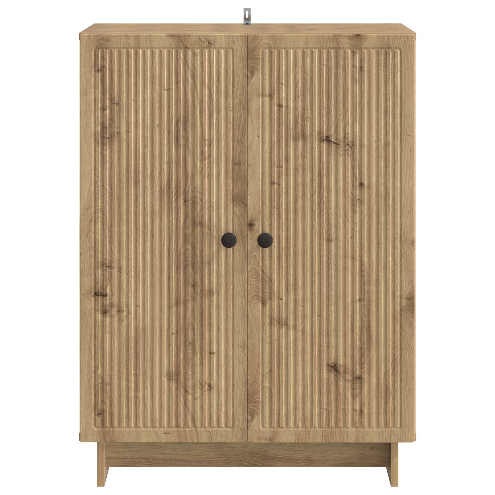 vidaXL Sideboard Artisan-Eiche 66 x 34,5 x 90 cm Holzwerkstoff