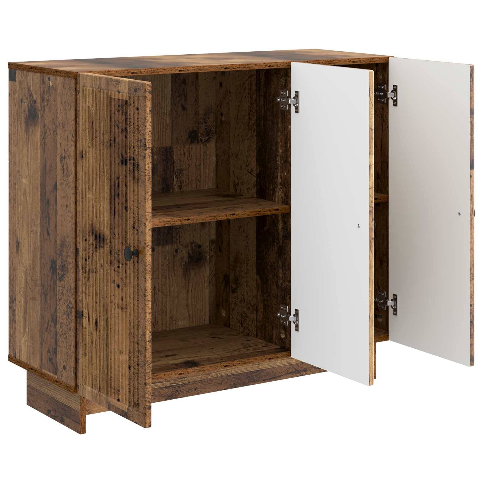 vidaXL Sideboard Altholz 89 x 34,5 x 80 cm Holzwerkstoff