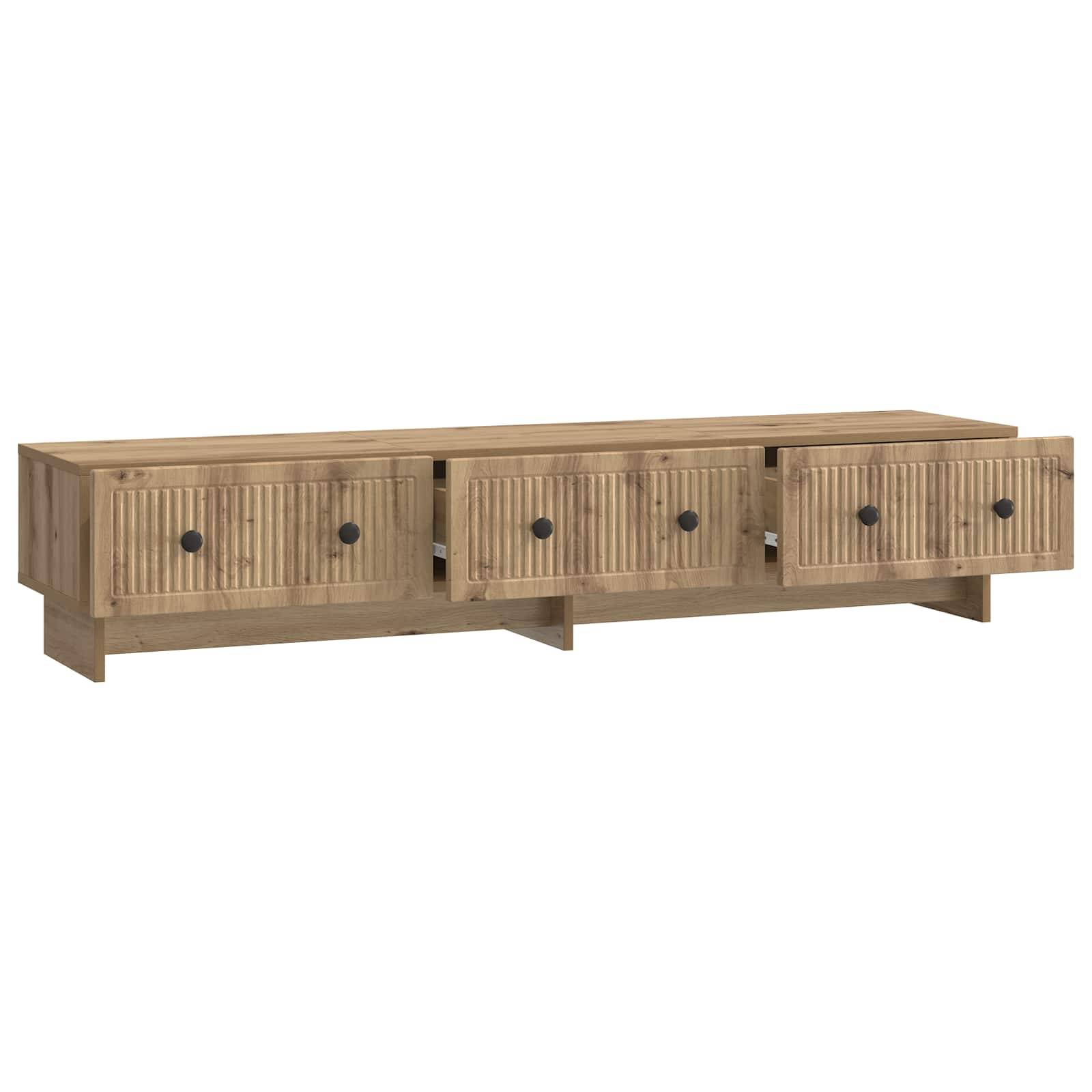 vidaXL TV-Schränk Artisan-Eiche 147 x 34,5 x 30 cm Holzwerkstoff