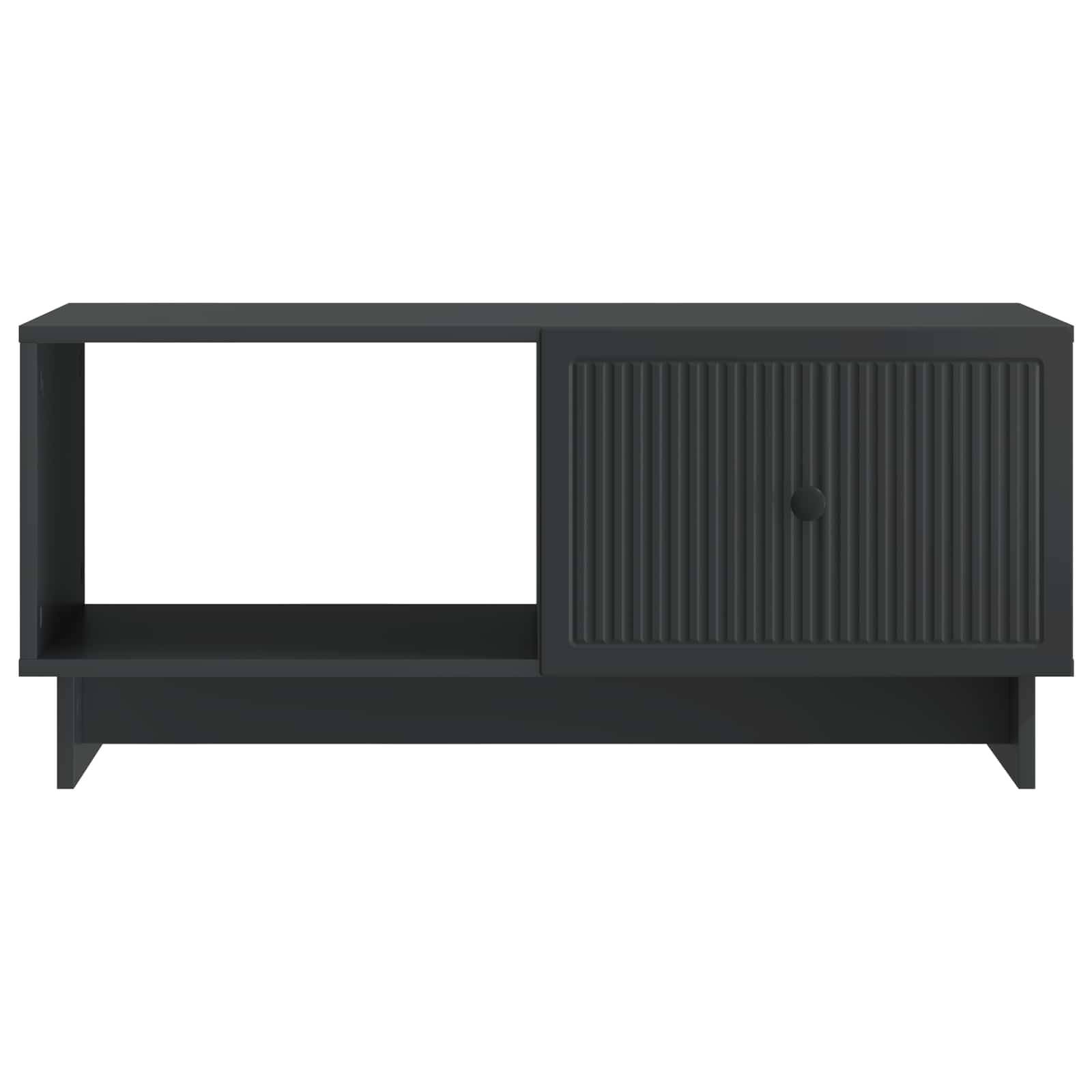 vidaXL Couchtisch Schwarz 90 x 50 x 40 cm Holzwerkstoff