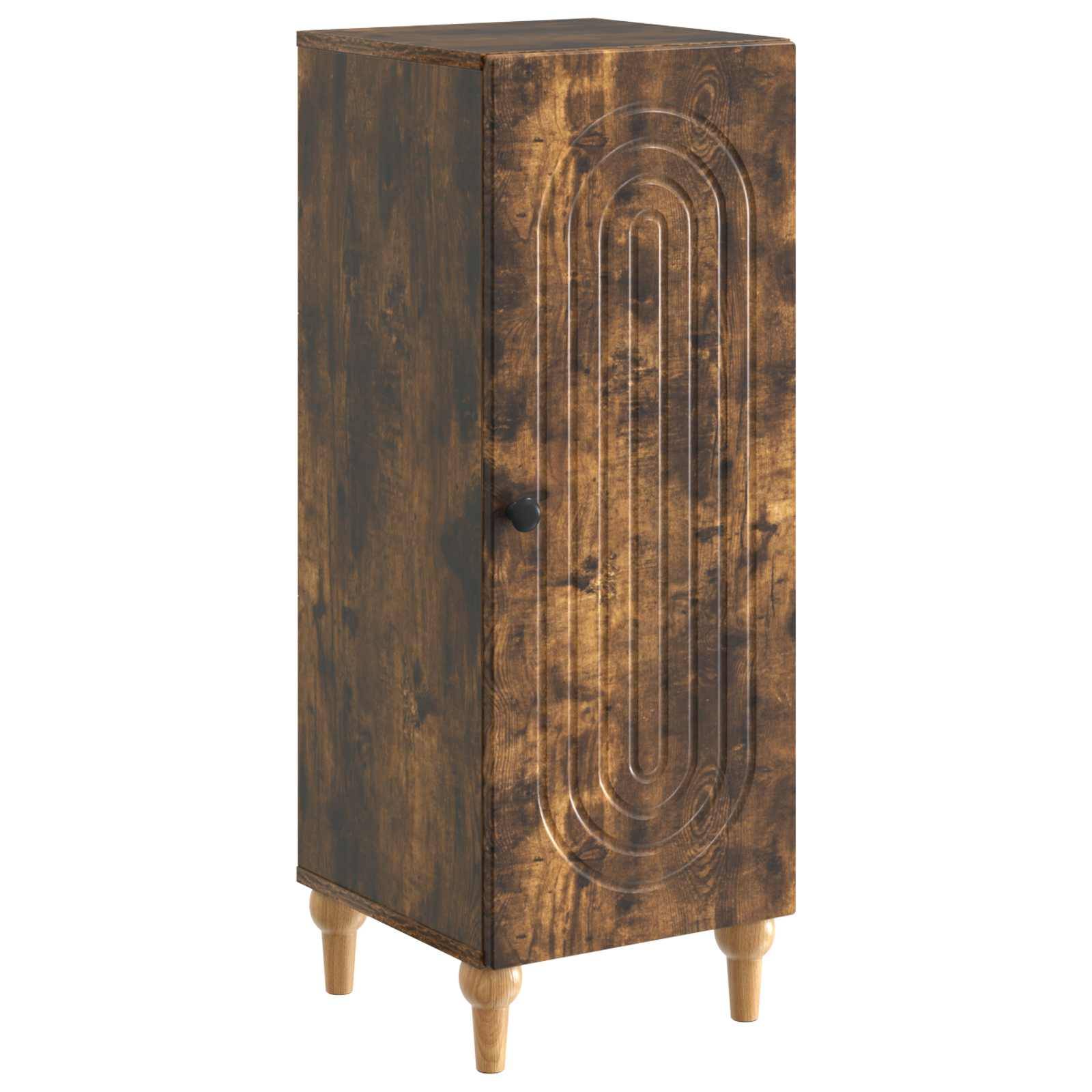 vidaXL Sideboard Geräucherte Eiche 33 x 34,5 x 90 cm Holzwerkstoff