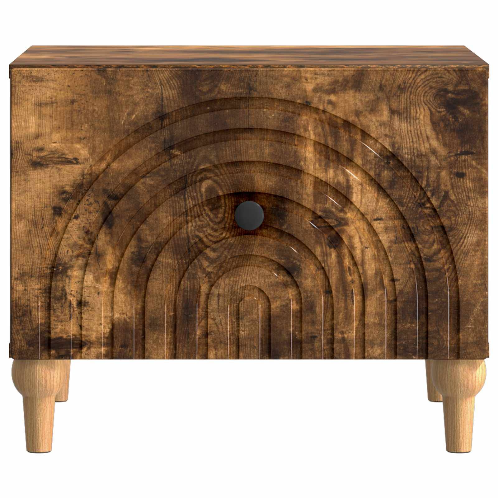 vidaXL Couchtisch Geräucherte Eiche 49 x 50 x 40 cm Holzwerkstoff