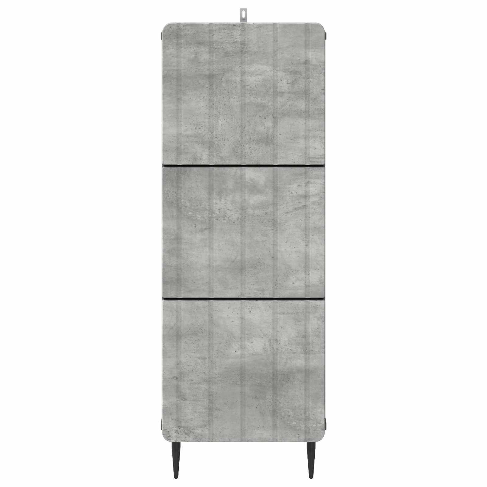 vidaXL Schubladenschrank Betongrau 33 x 34,5 x 92 cm Holzwerkstoff