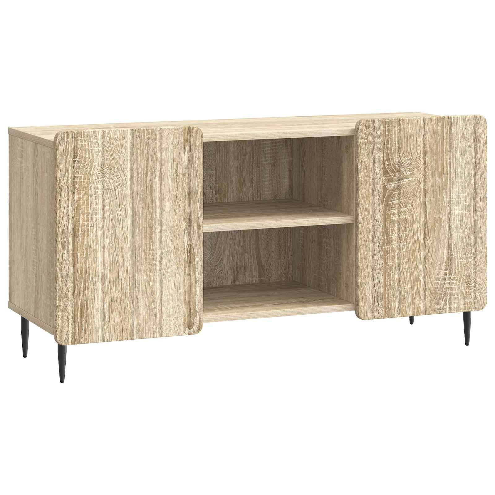 vidaXL TV-Schränk Sonoma-Eiche 102 x 34,5 x 52 cm Holzwerkstoff